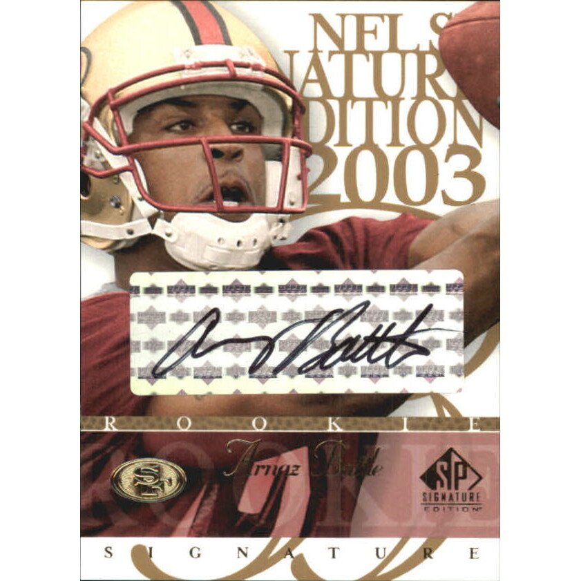 2003 SP Signature Autographs Black Ink #AR Arnaz Battle