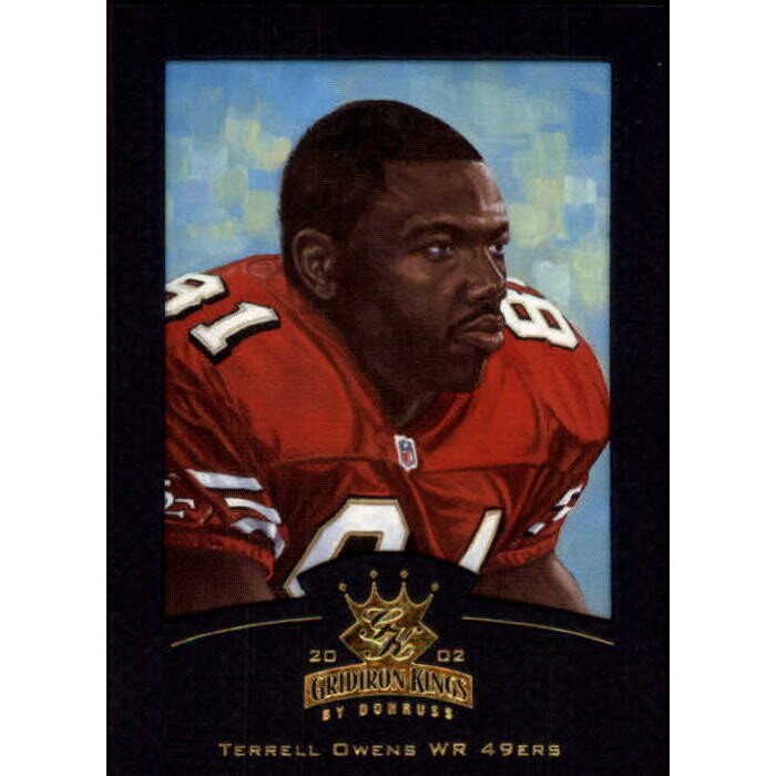 2002 Gridiron Kings Gold #83 Terrell Owens