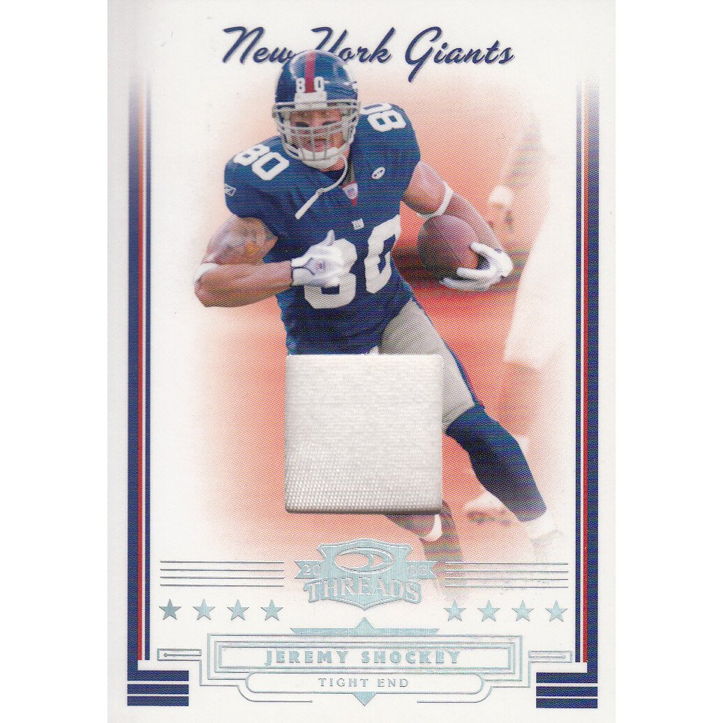 2006 Donruss Threads Jerseys Prime #66 Jeremy Shockey