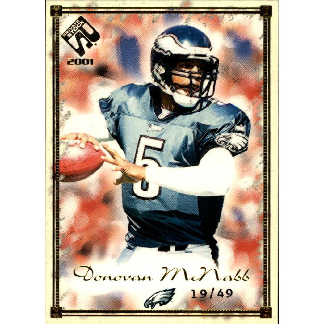 2001 Private Stock Gold Framed #74 Donovan McNabb
