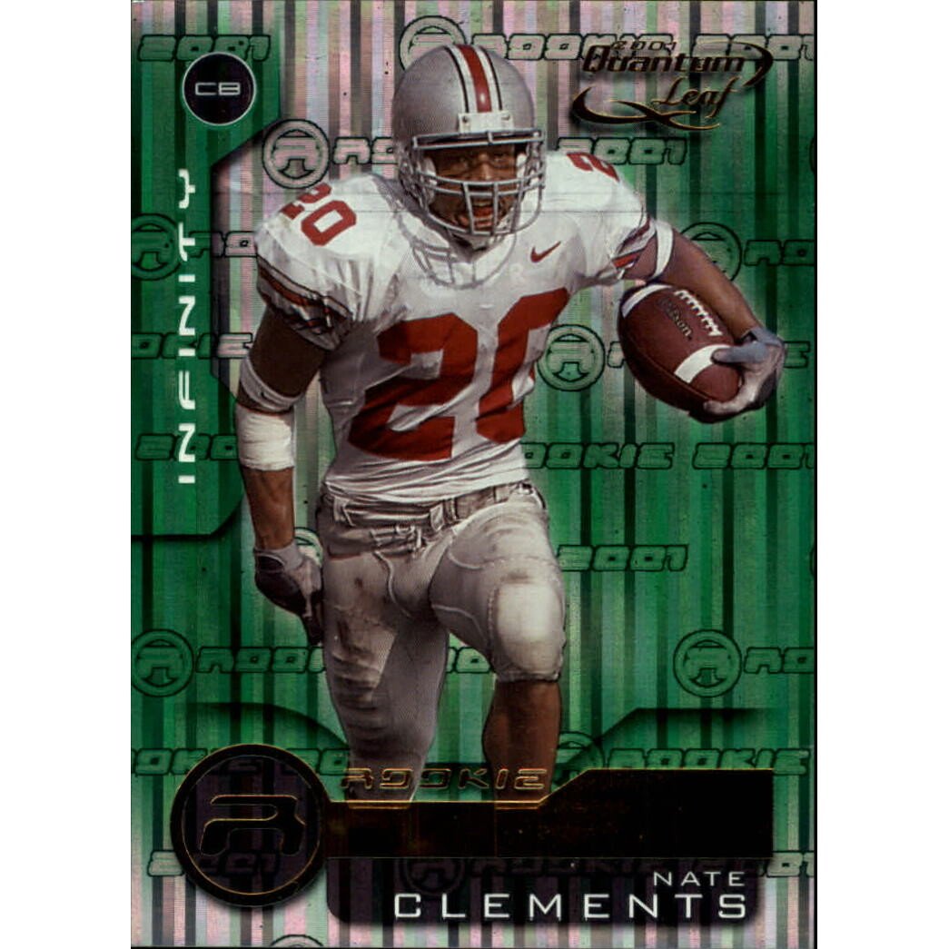 2001 Quantum Leaf Infinity Green #257 Nate Clements