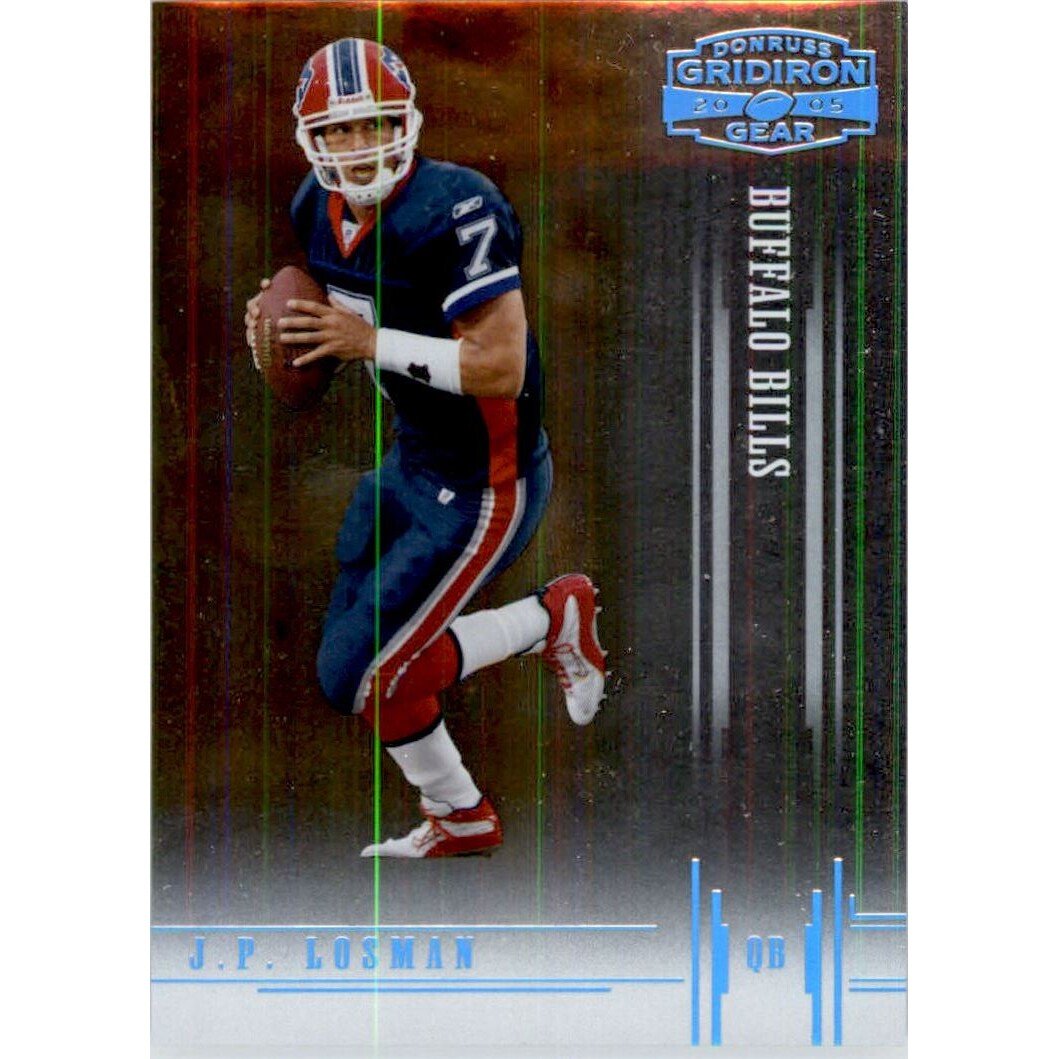 2005 Donruss Gridiron Gear Platinum Holofoil #44 J.P. Losman