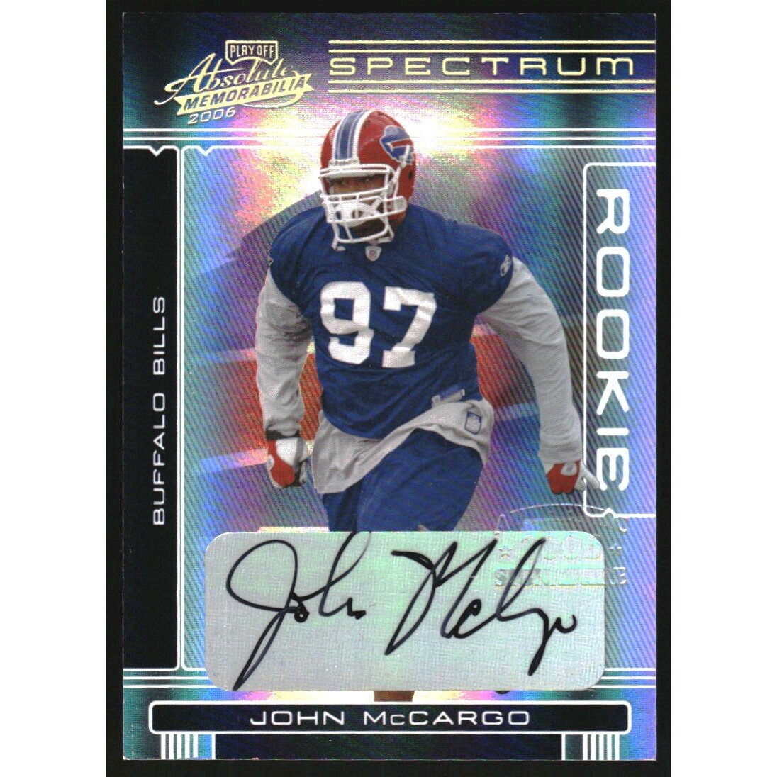 2006 Absolute Memorabilia Spectrum Gold Autographs #180 John McCargo/50