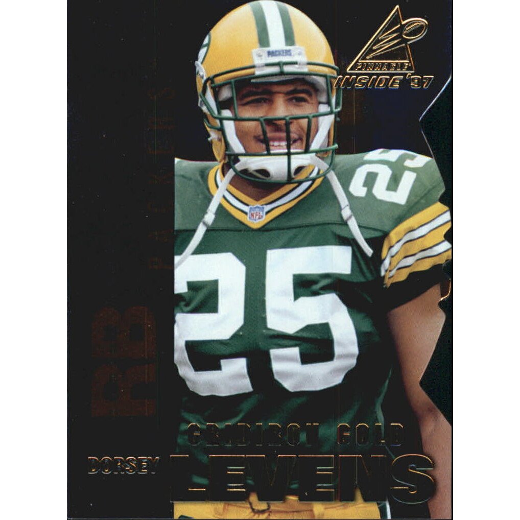 1997 Pinnacle Inside Gridiron Gold #109 Dorsey Levens