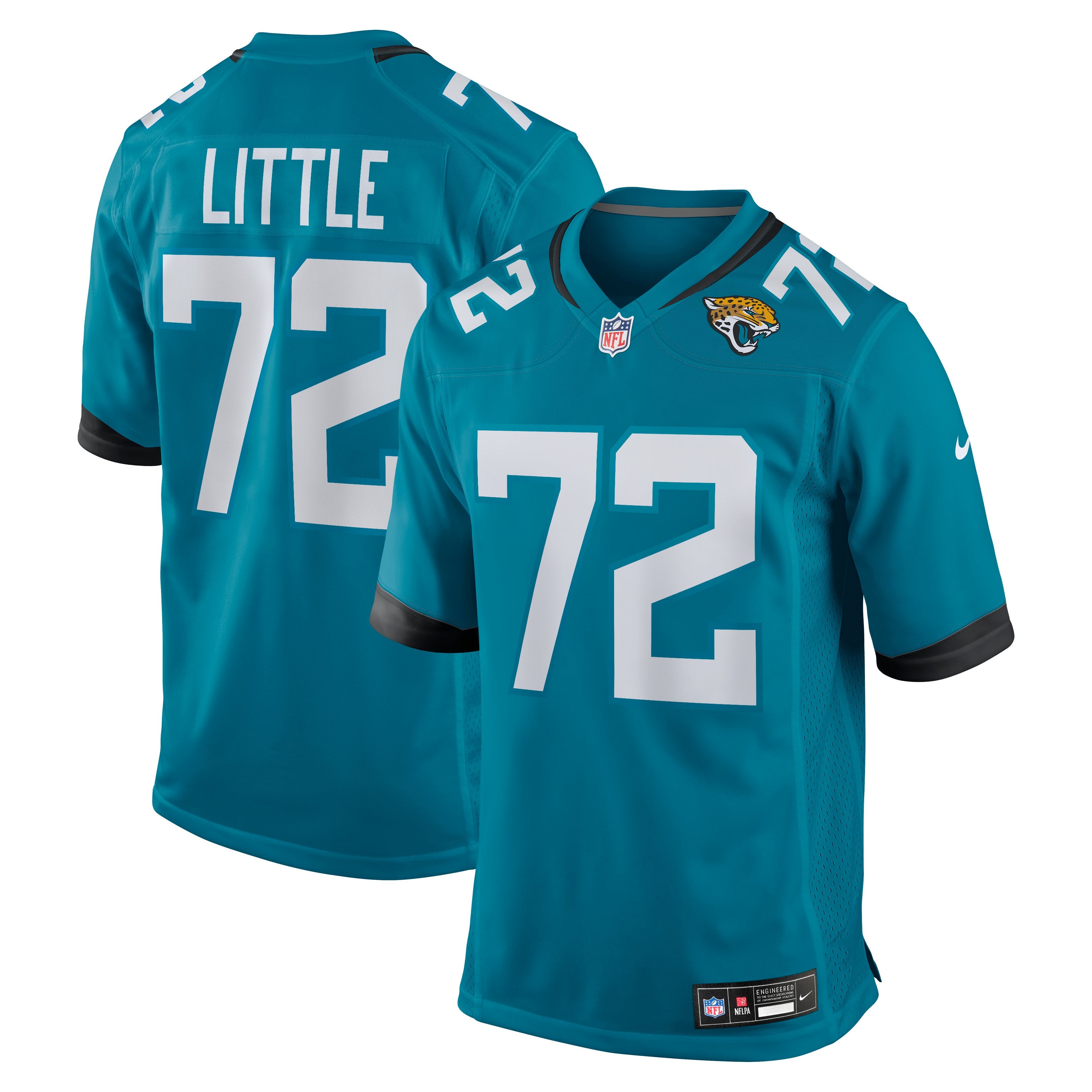 Men's Nike Walker Little Teal Jacksonville Jaguars Game Jersey