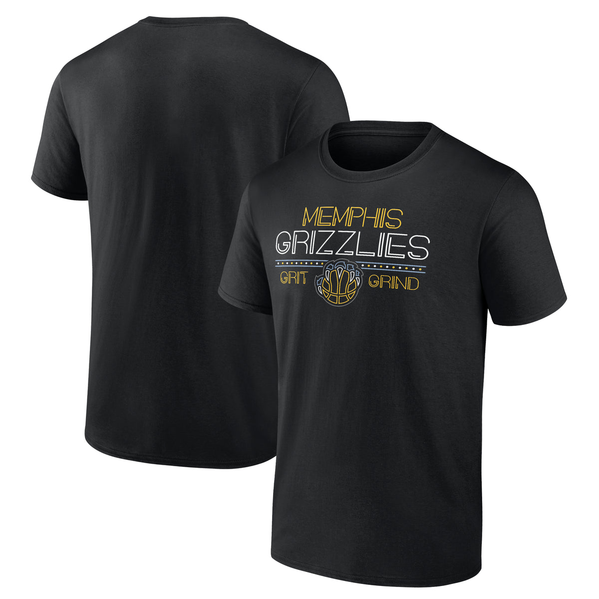 Men's Black Memphis Grizzlies Core Hometown Launch T-Shirt