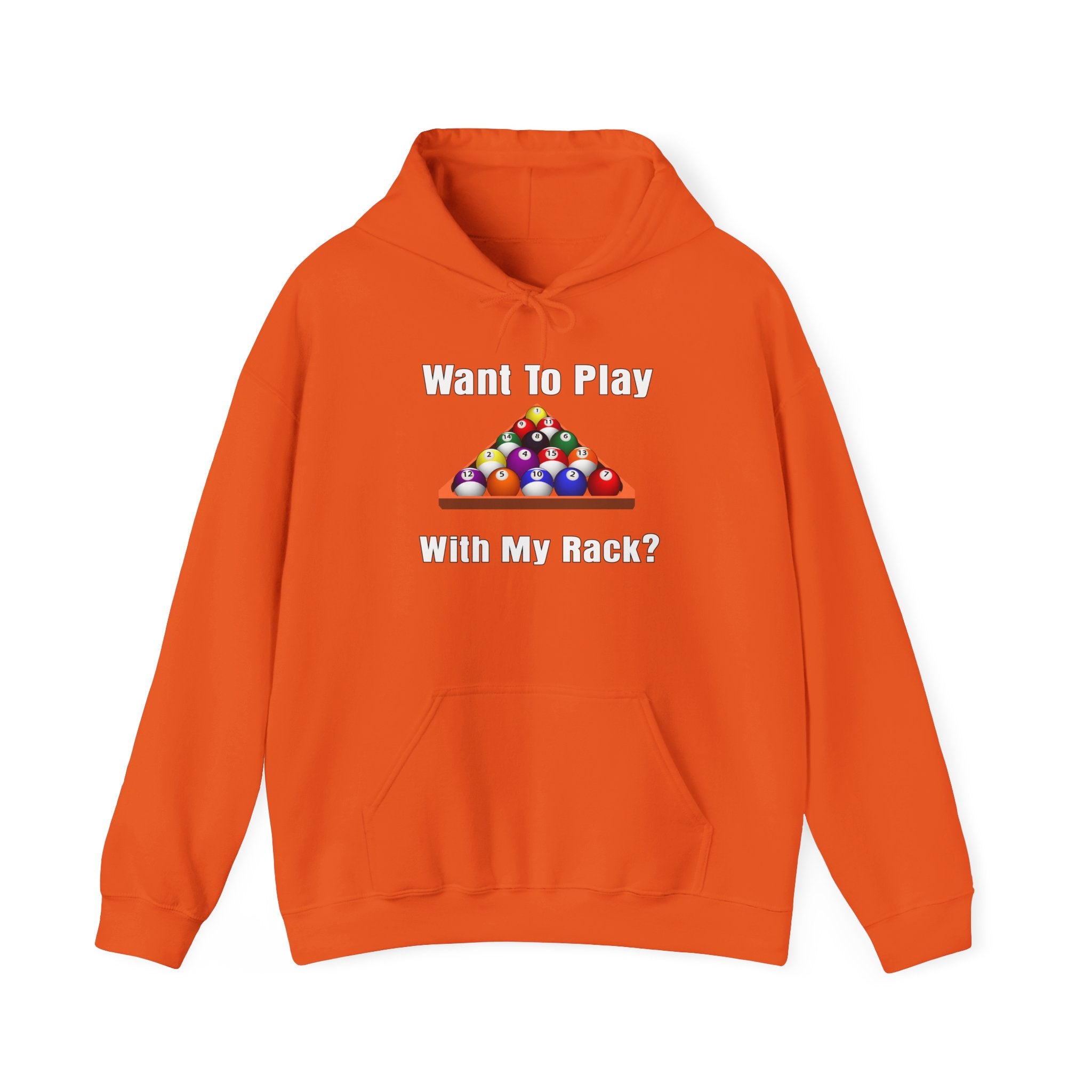 Want To Play Hooded Sweatshirt - Cozy and Stylish Unisex Sweater for Cold Days