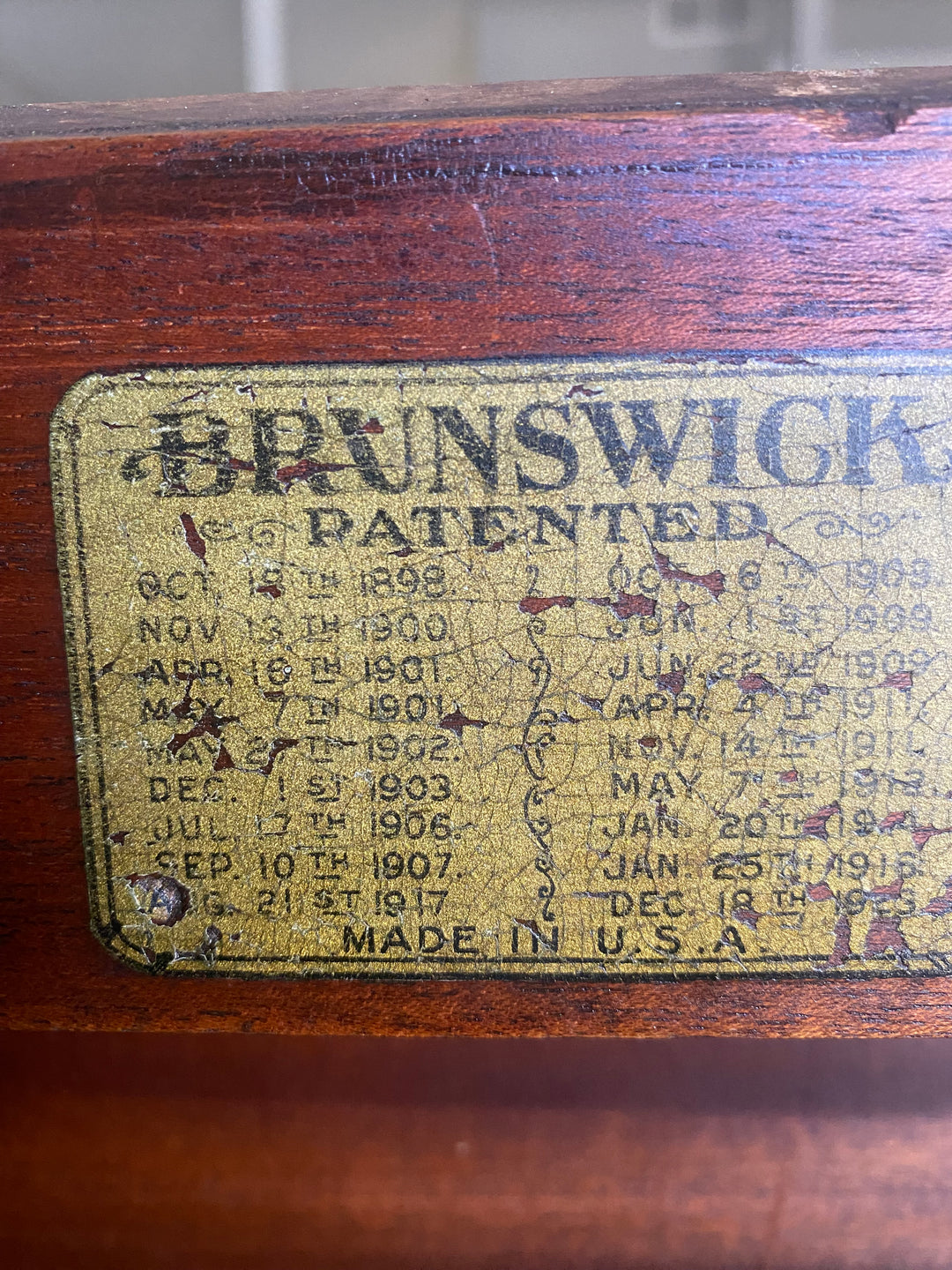 Antique Brunwick from 1898