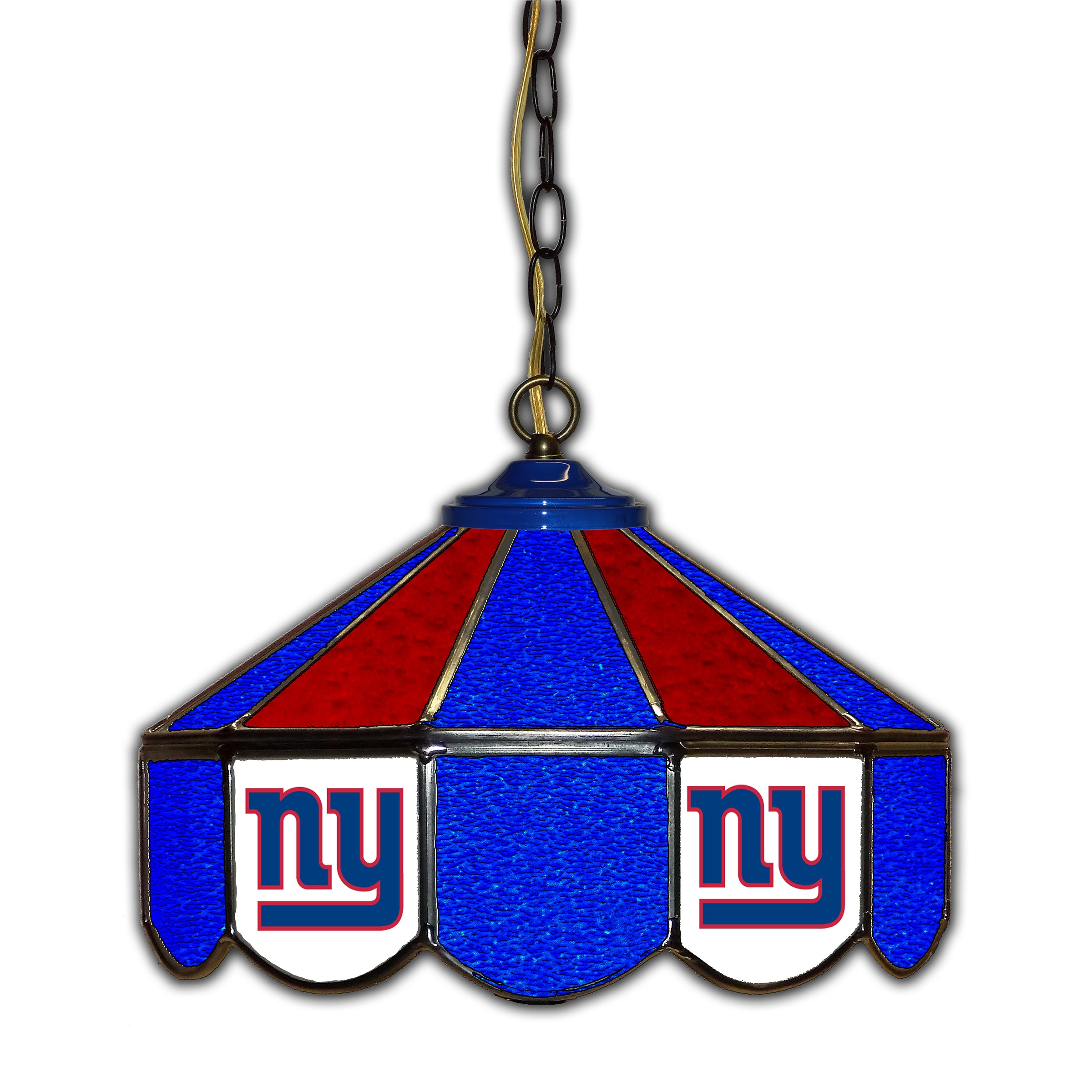 New York Giants  14" Glass Pub Lamp