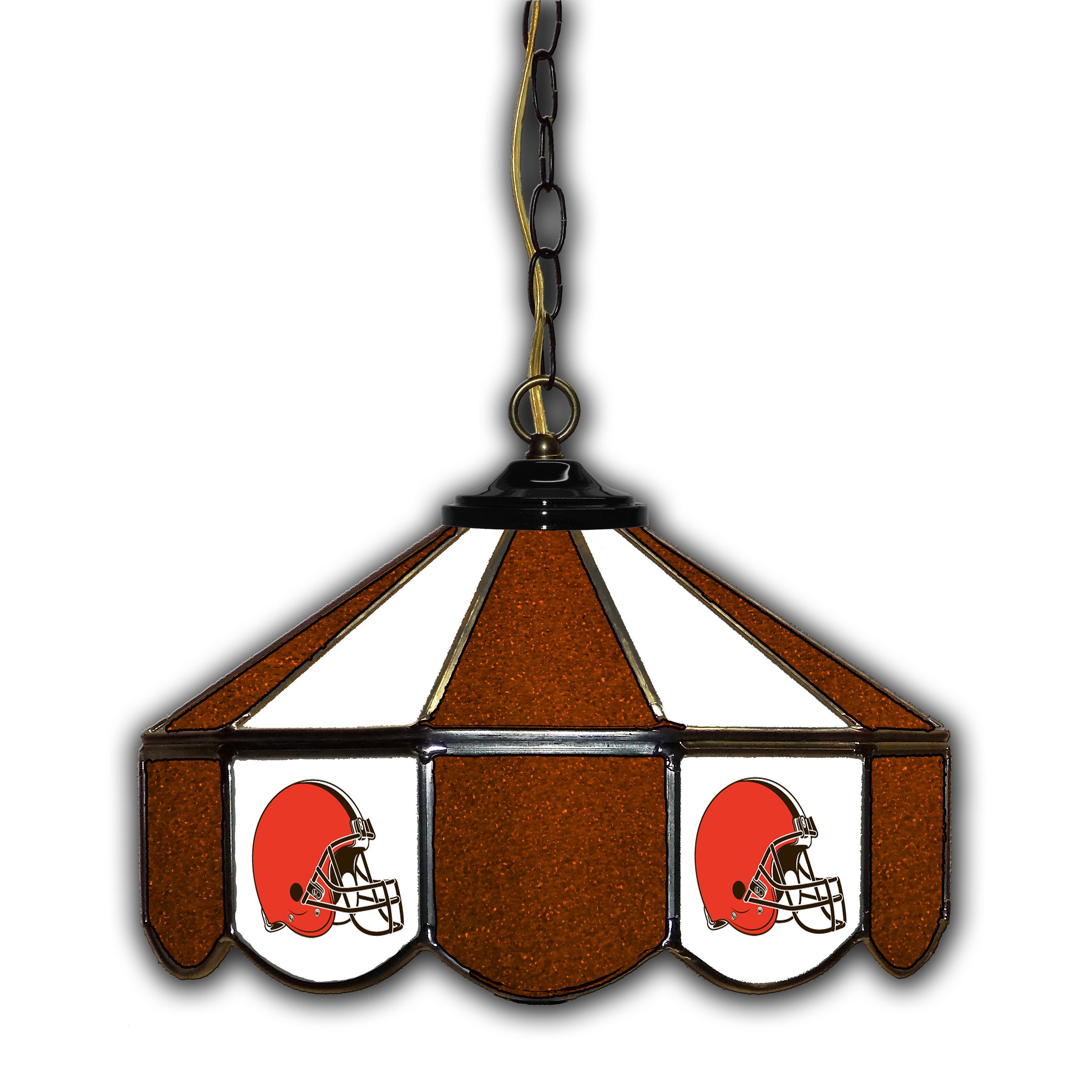 Cleveland Browns  14" Glass Pub Lamp