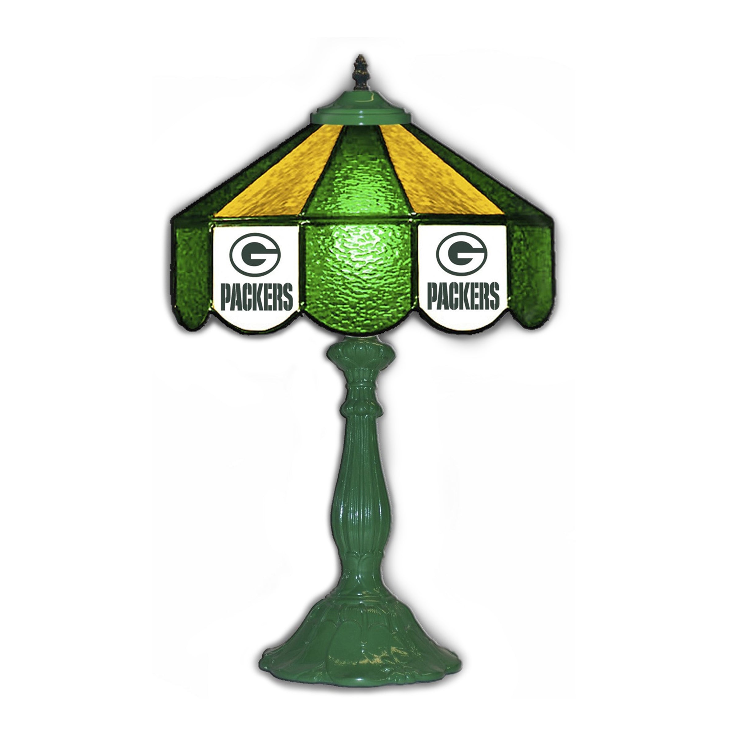 Green Bay Packers  21" Glass Table Lamp