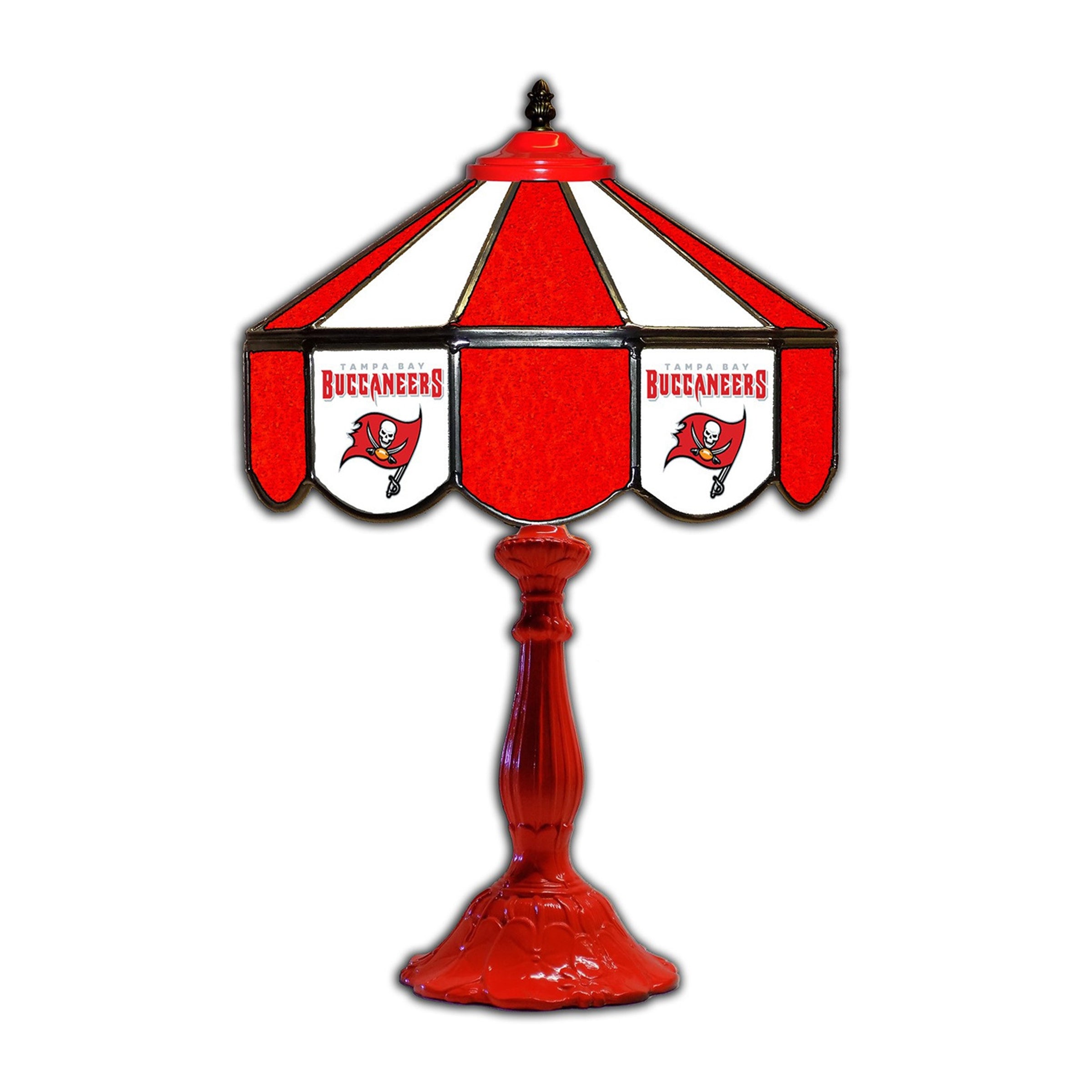 Tampa Bay Buccaneers  21" Glass Table Lamp