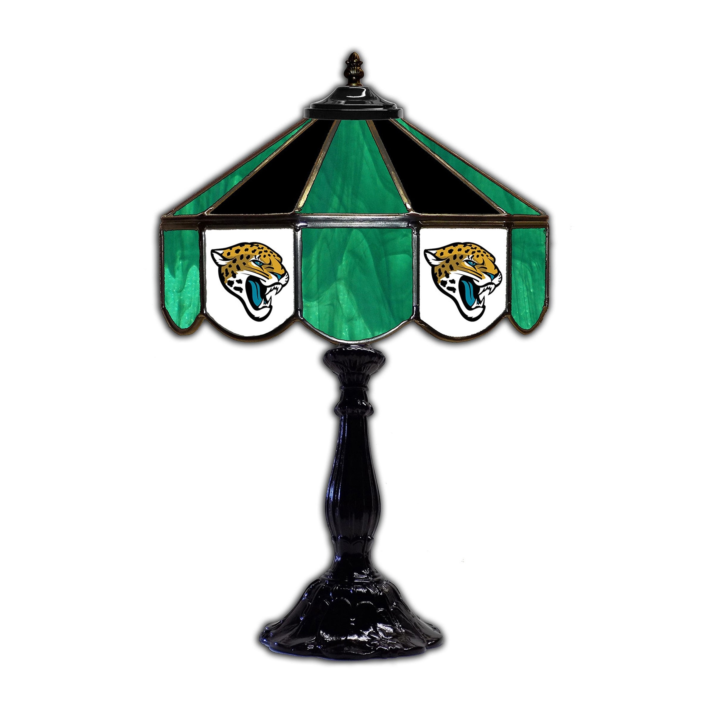 Jacksonville Jaguars  21" Glass Table Lamp