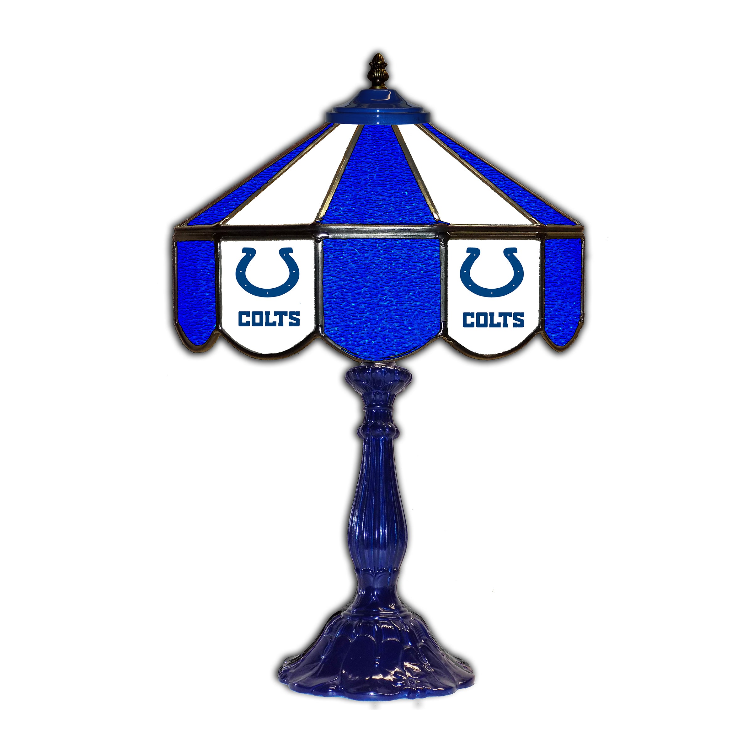 Indianapolis Colts  21" Glass Table Lamp