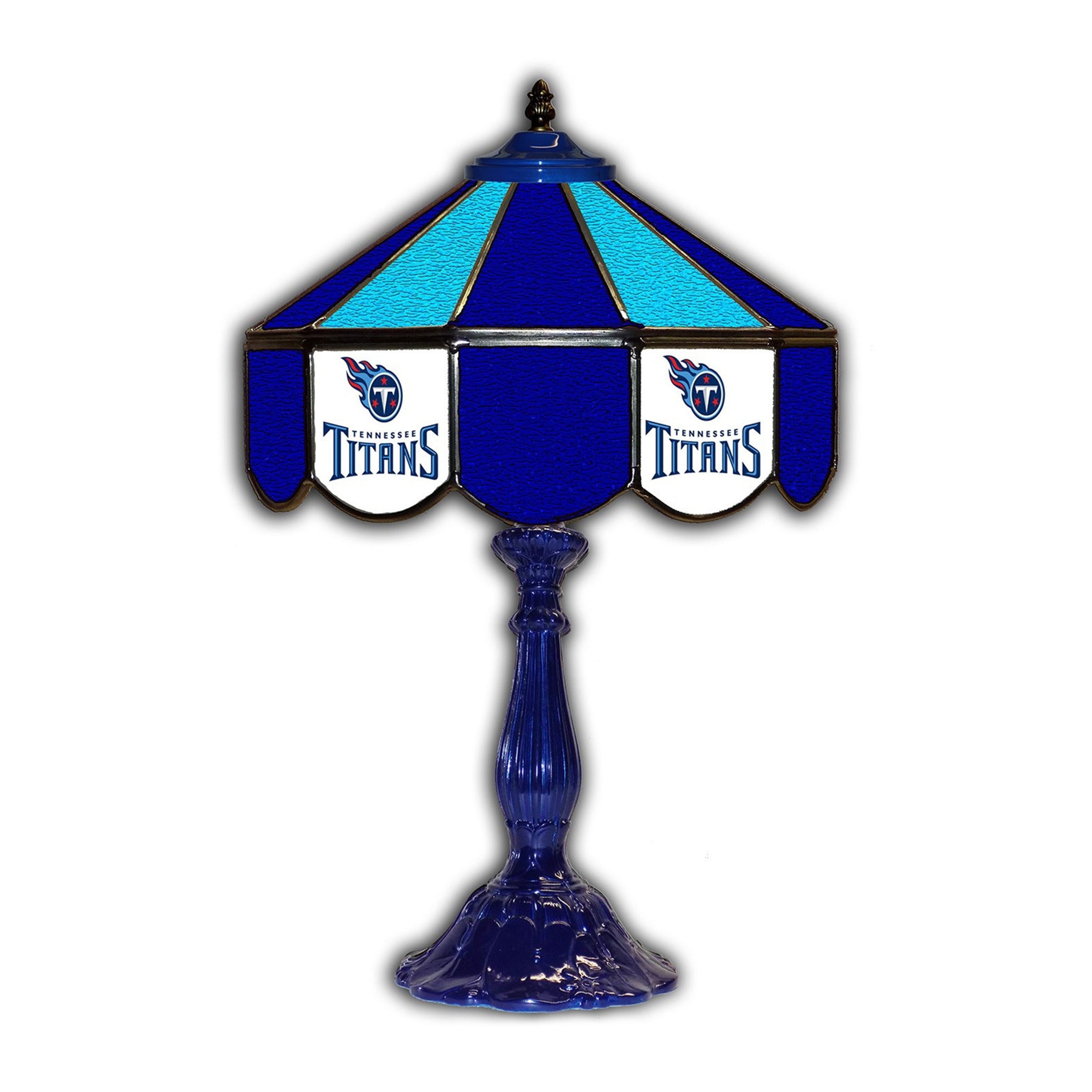 Tennessee Titans  21" Glass Table Lamp