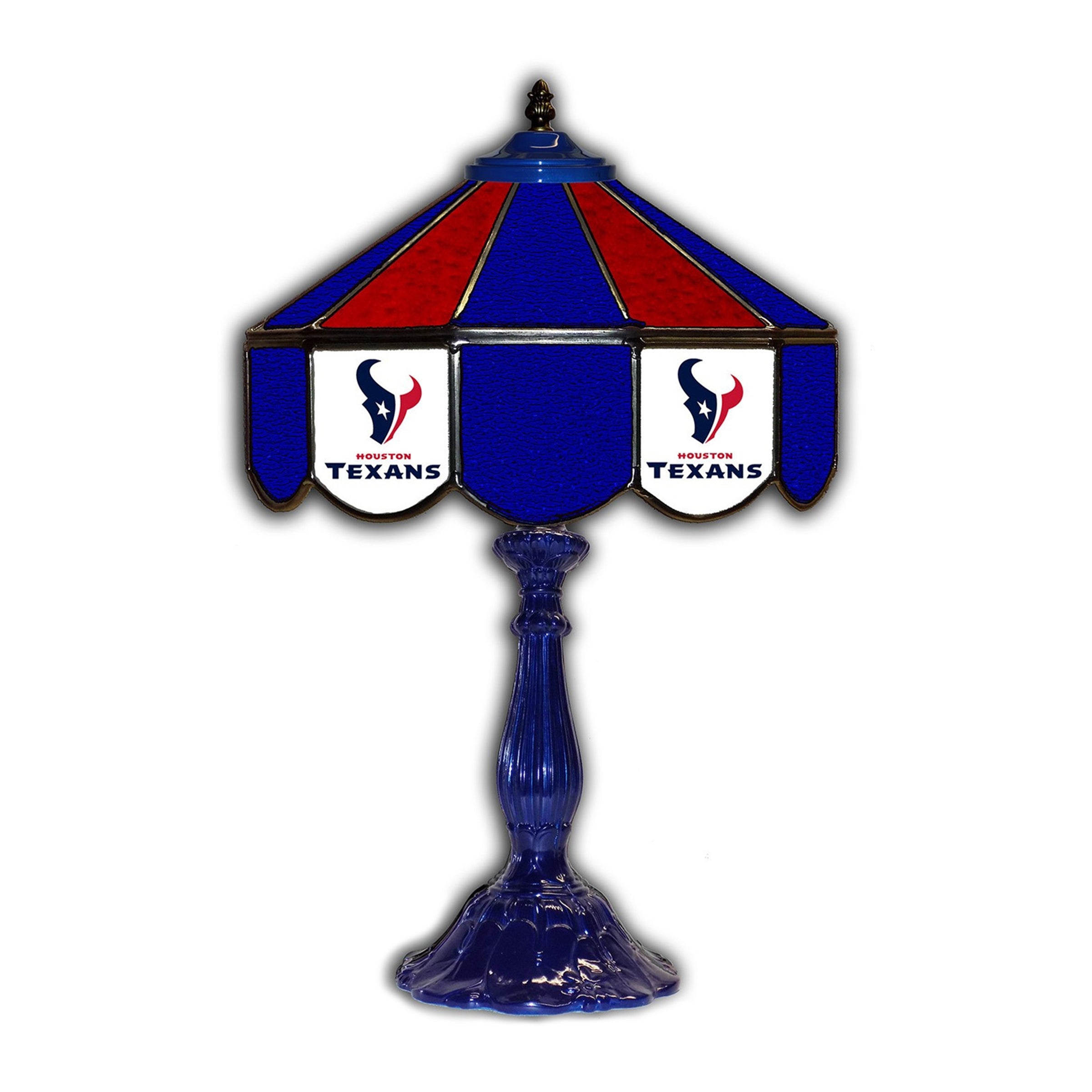 Houston Texans  21" Glass Table Lamp