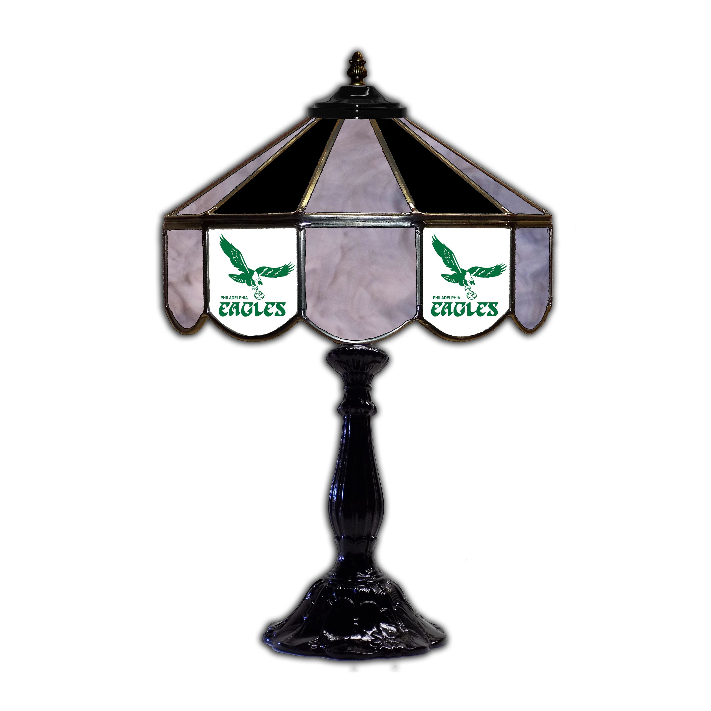 Philadelphia Eagles  21" Glass Table Lamp