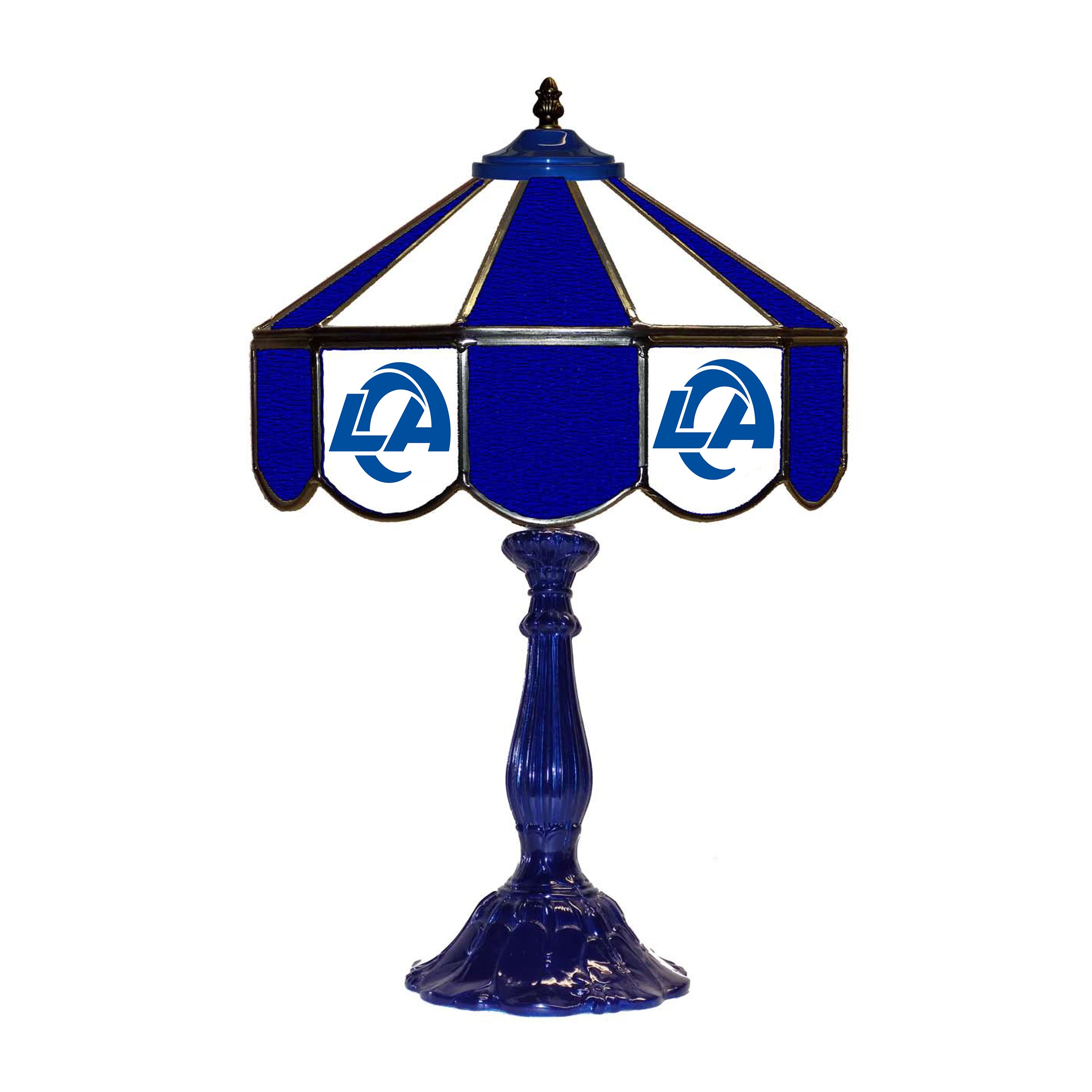 Los Angeles Rams  21" Glass Table Lamp