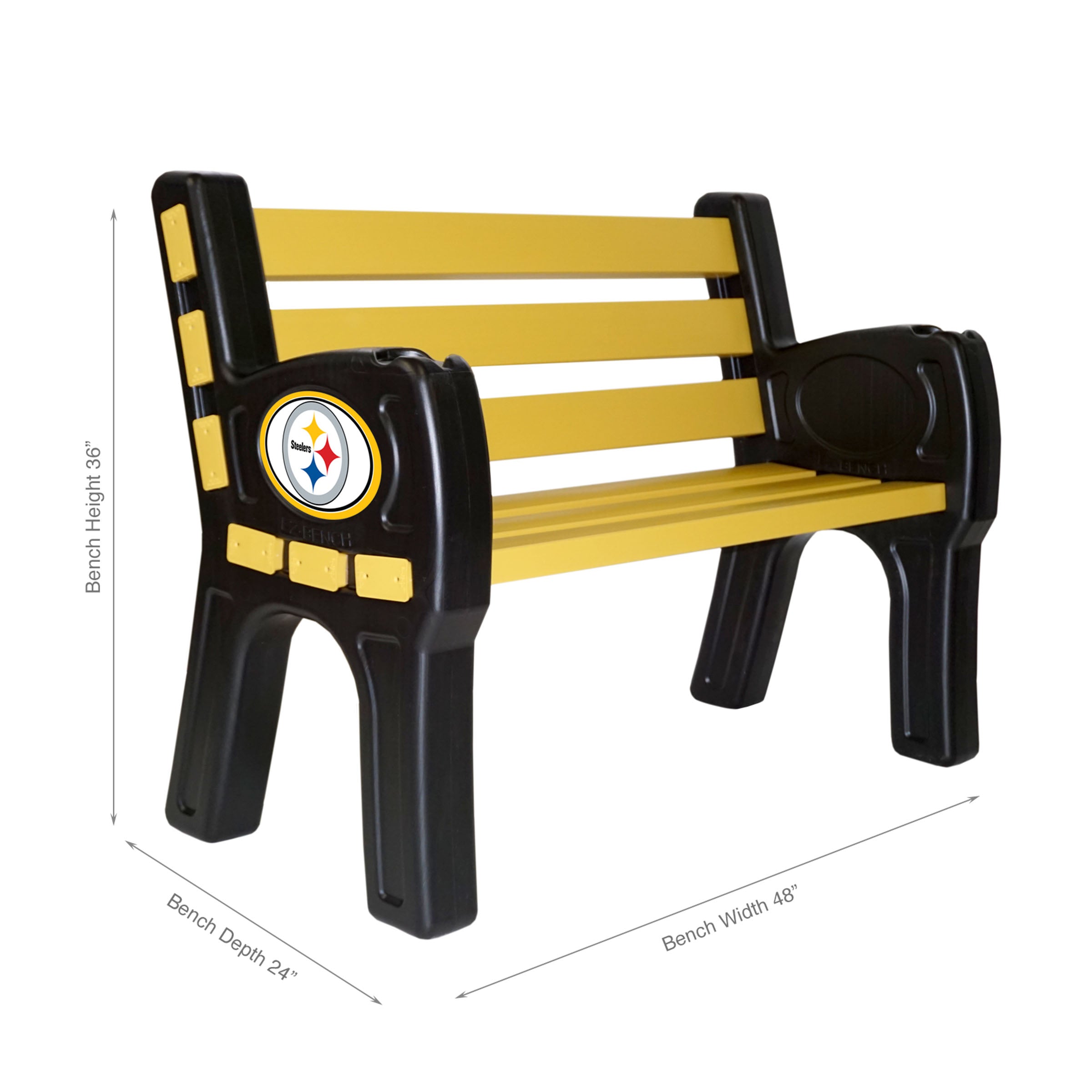 Pittsburgh Steelers Outdoor Bench