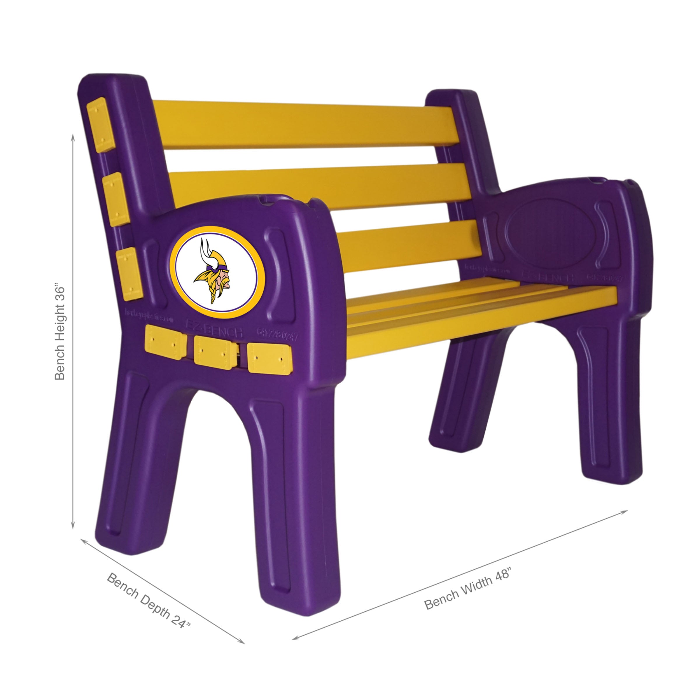 Minnesota Vikings Outdoor Bench