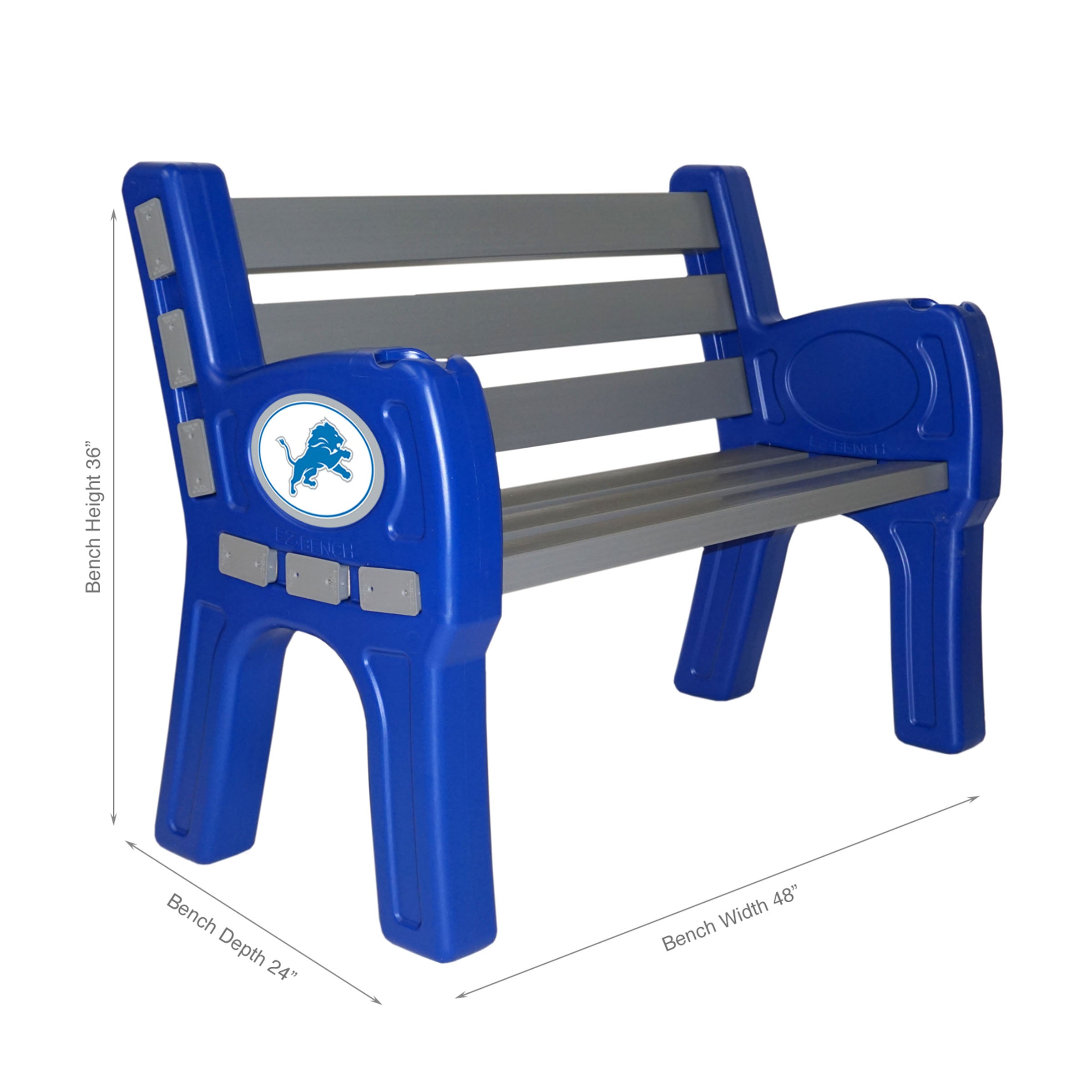 Detroit Lions Outdoor Bench