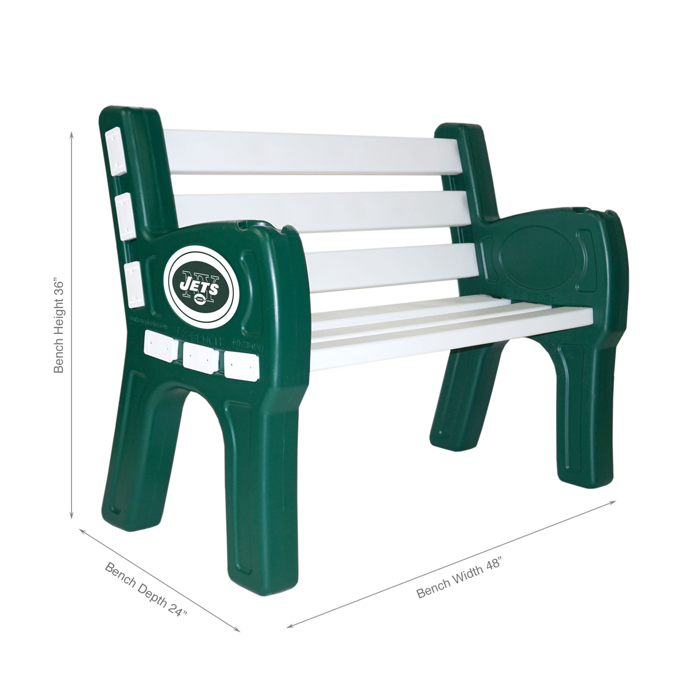 New York Jets Outdoor Bench