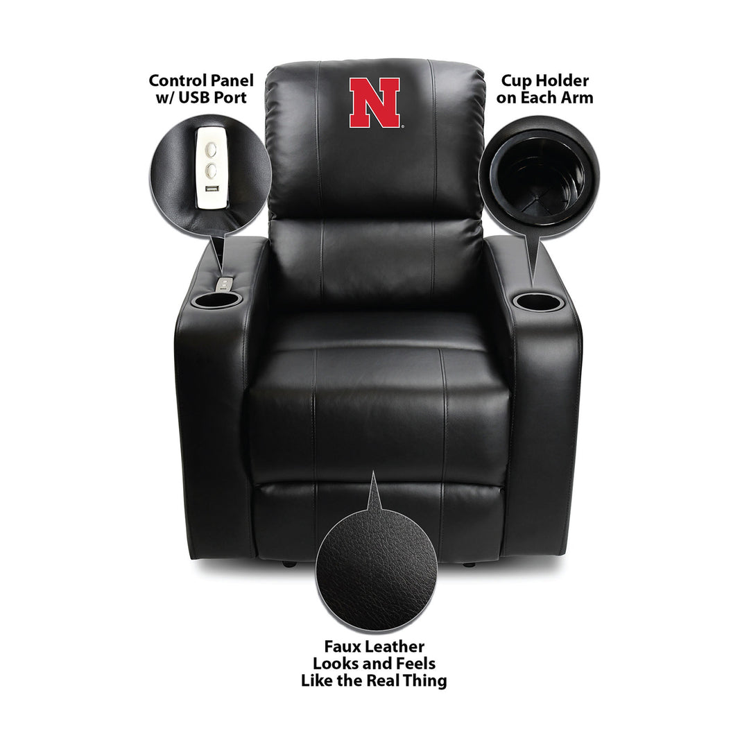 University Of Nebraska Power Theater Recliner