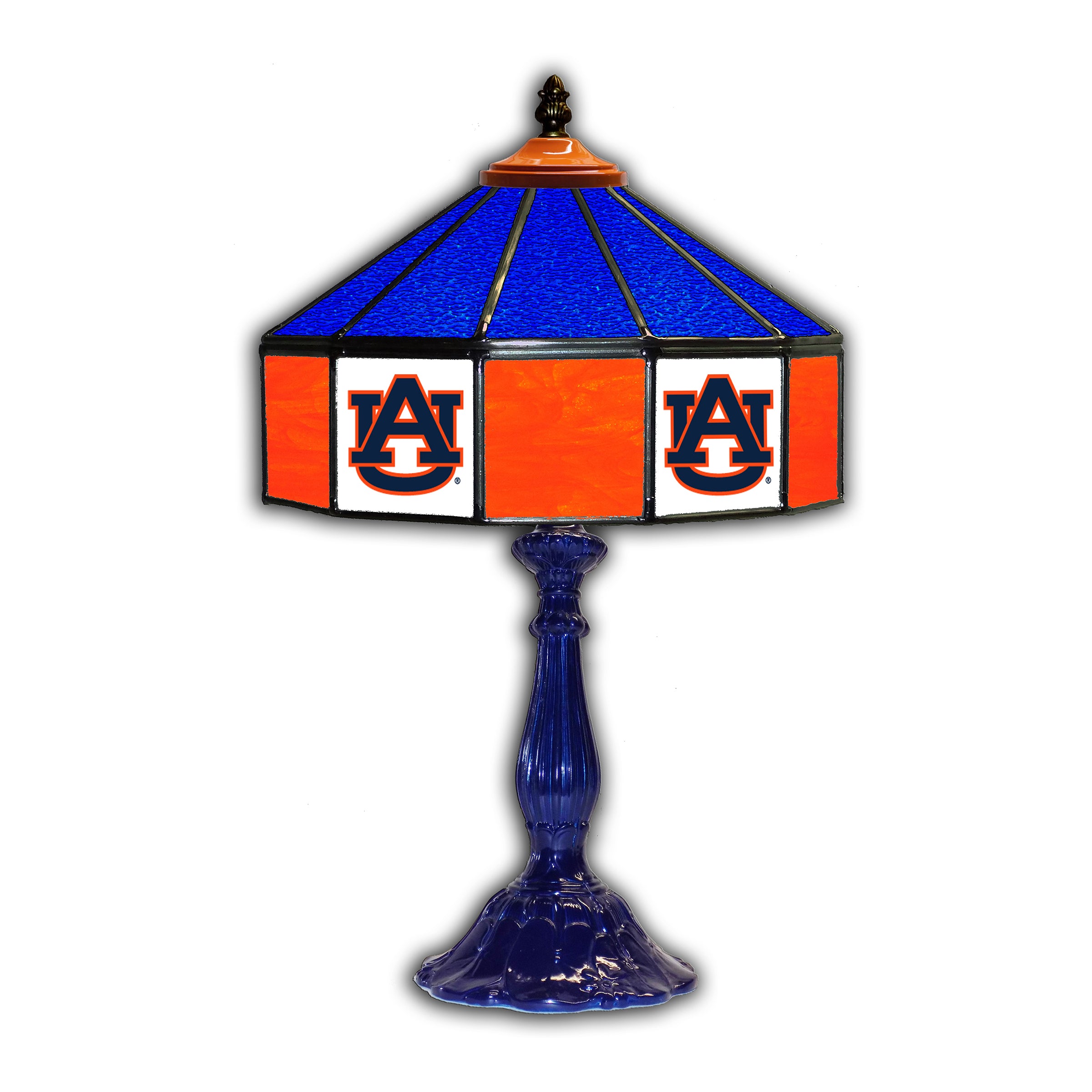 Auburn University 21" Glass Table Lamp