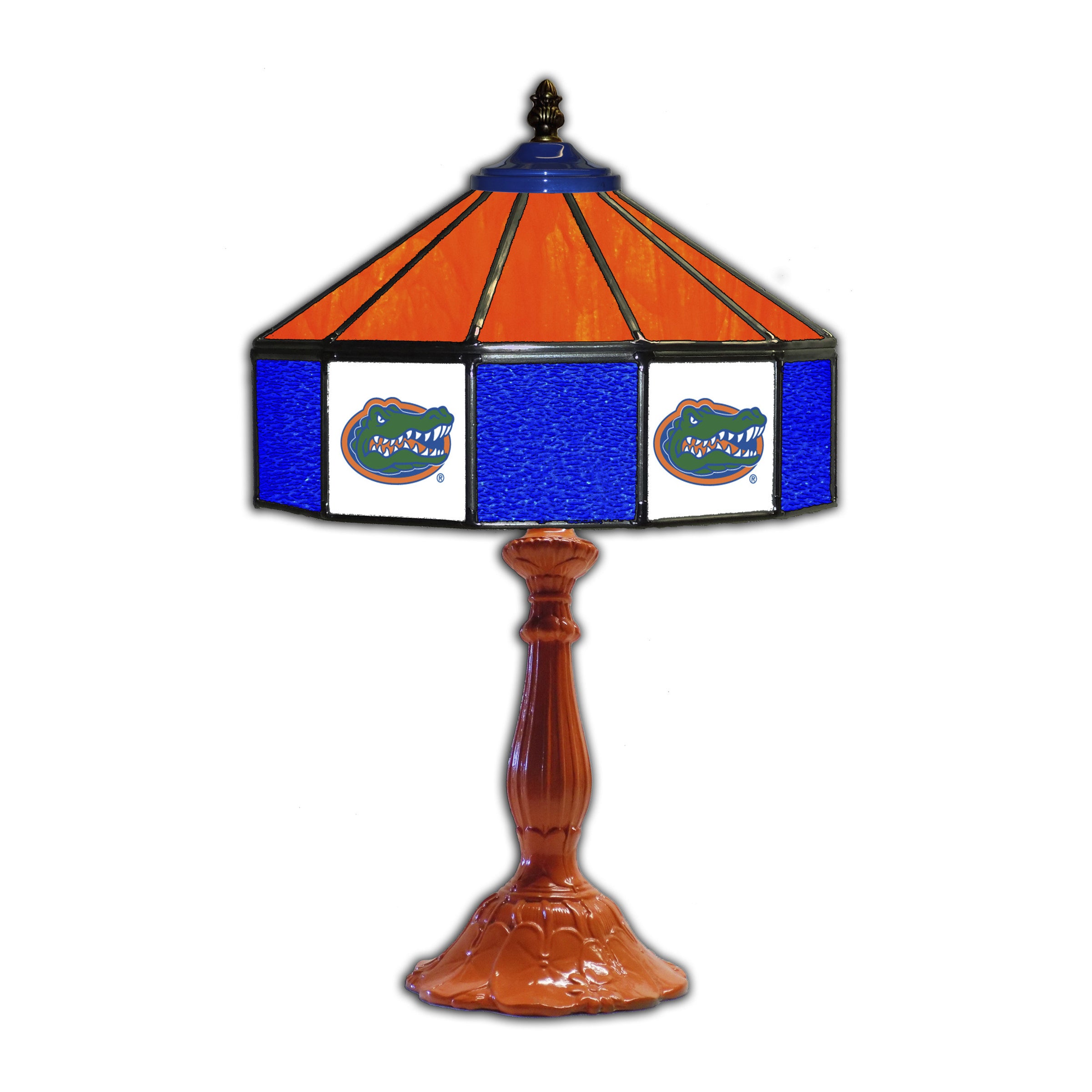 University Of Florida 21" Glass Table Lamp