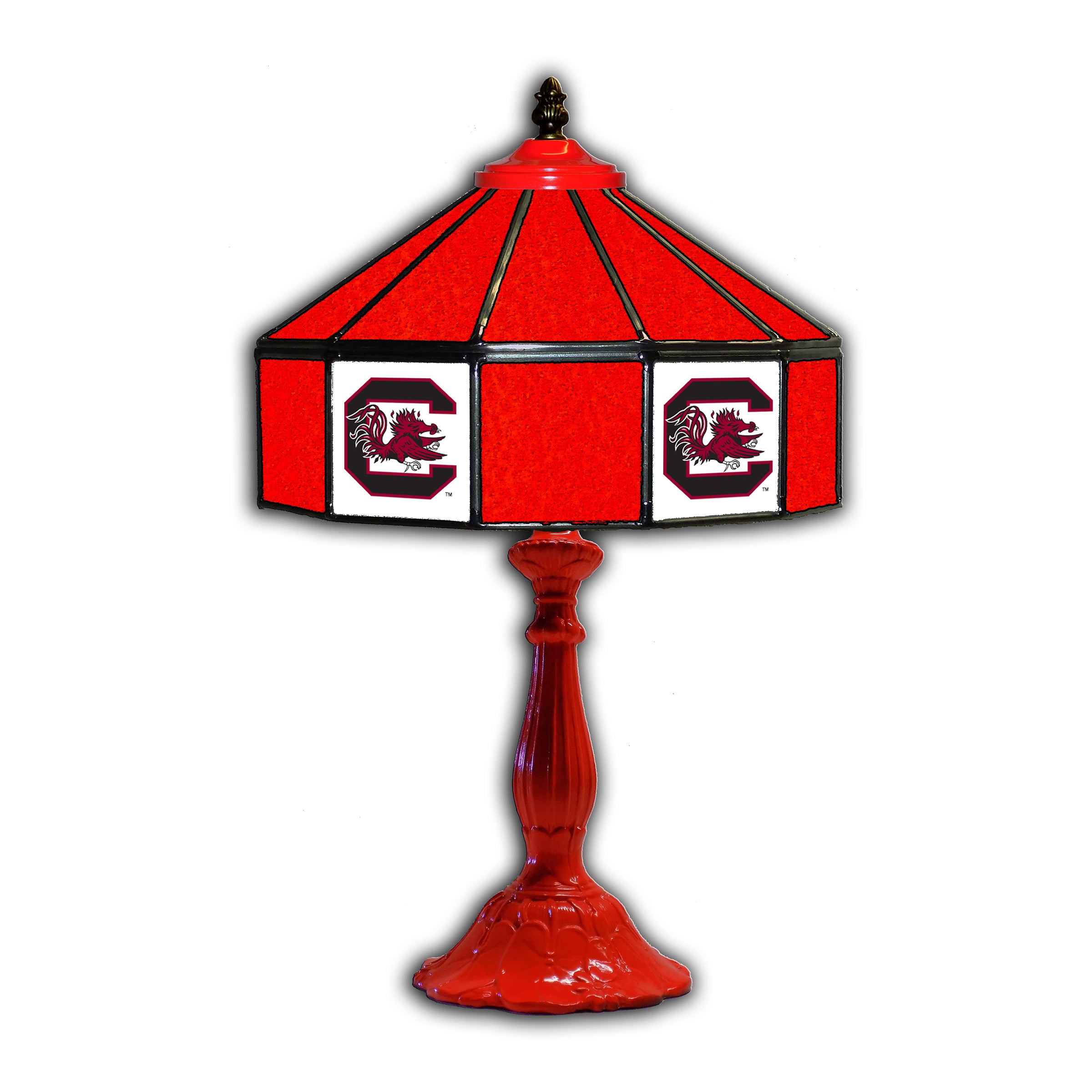 University Of South Carolina 21" Glass Table Lamp