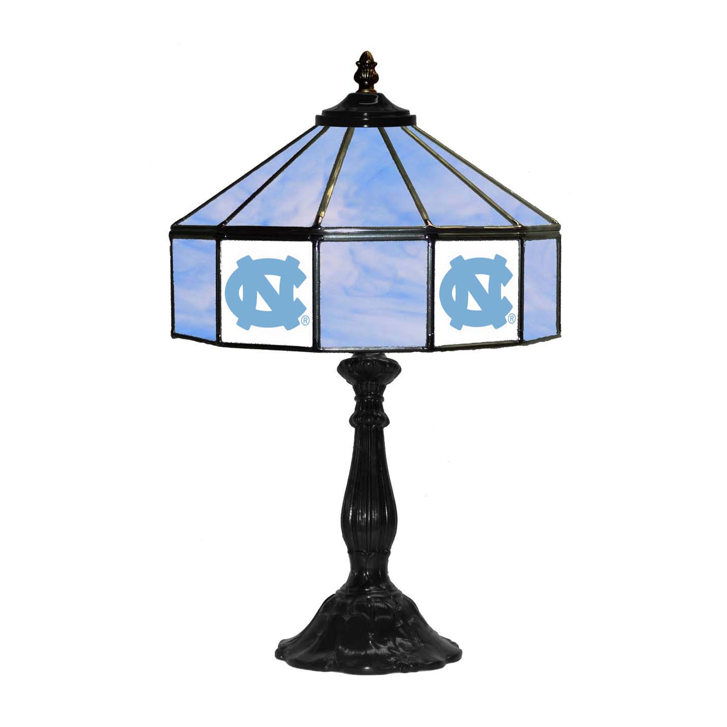 UNC 21" Glass Table Lamp