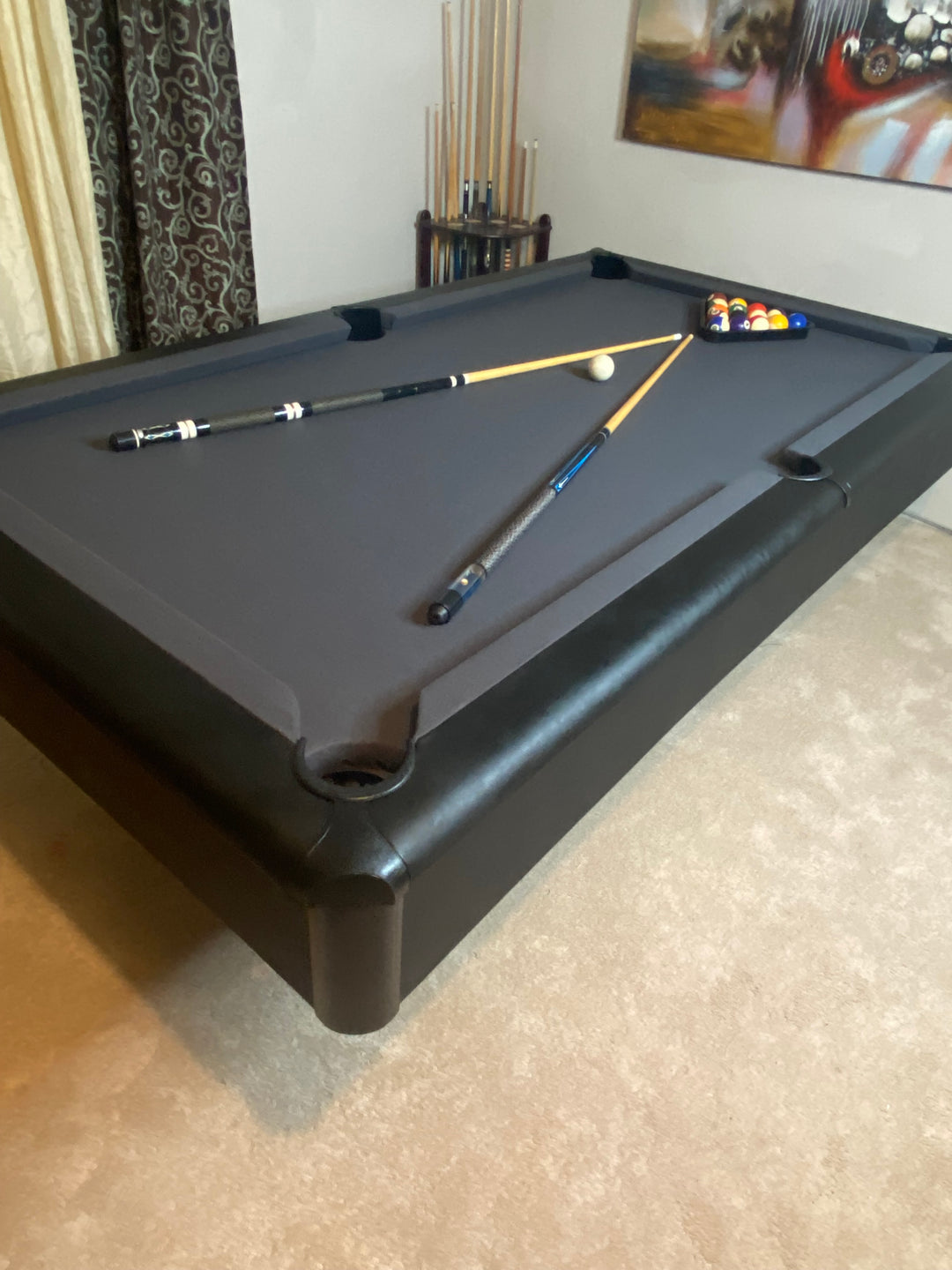 Black & Grey Pool Table