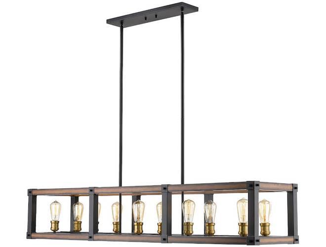 Z-Lite Kirkland Rustic Mahogany Light