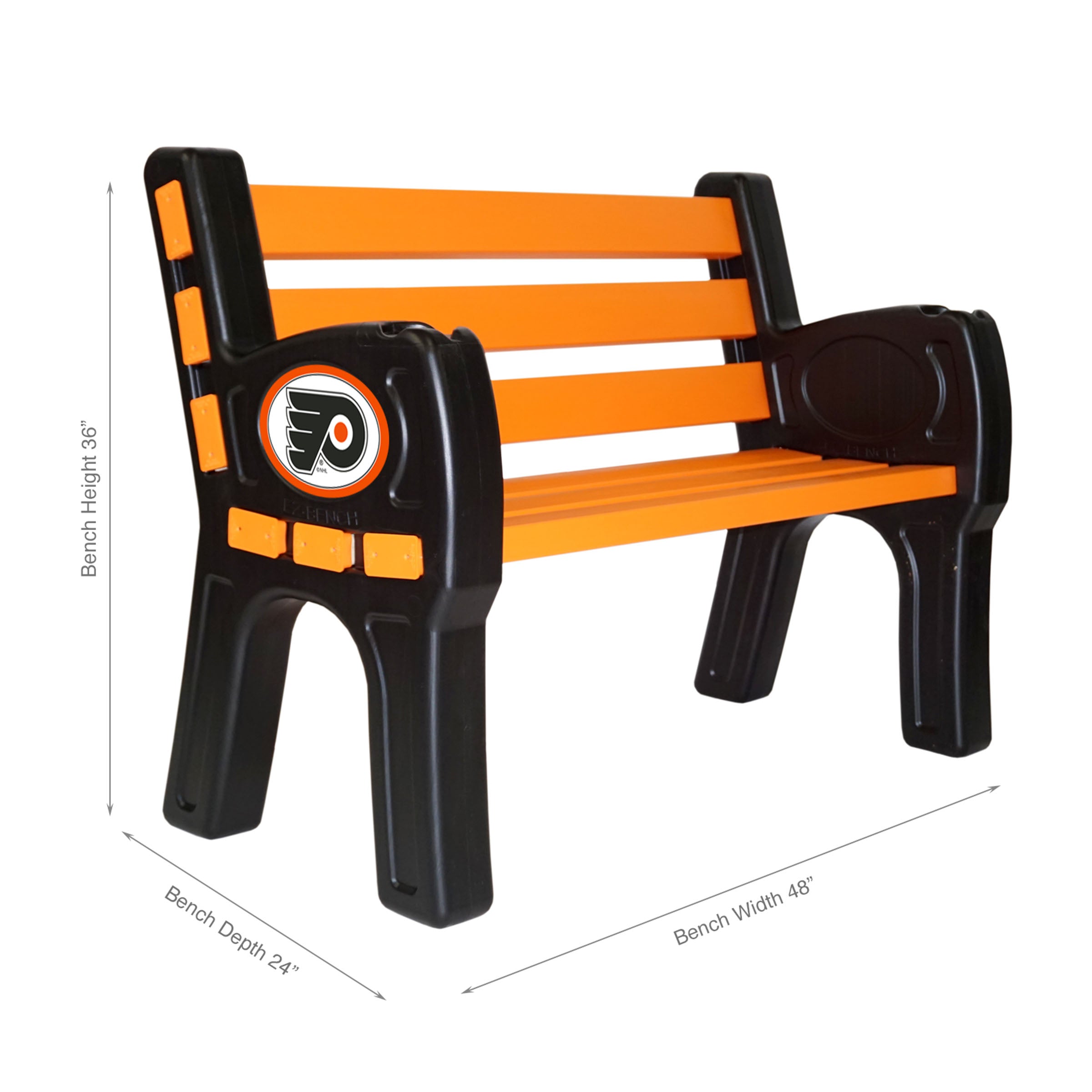 Philadelphia Flyers Outdoor Bench