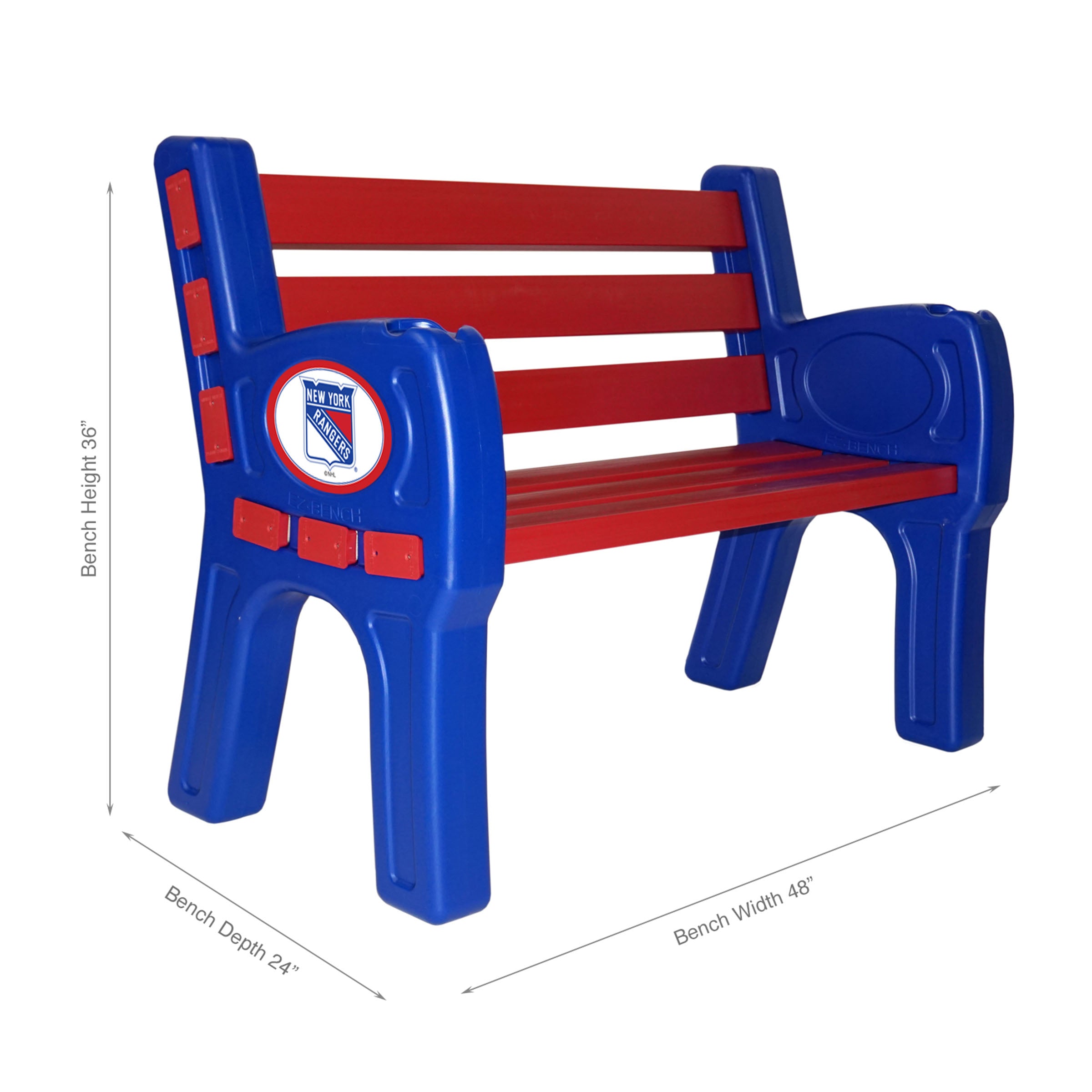 New York Rangers Outdoor Bench