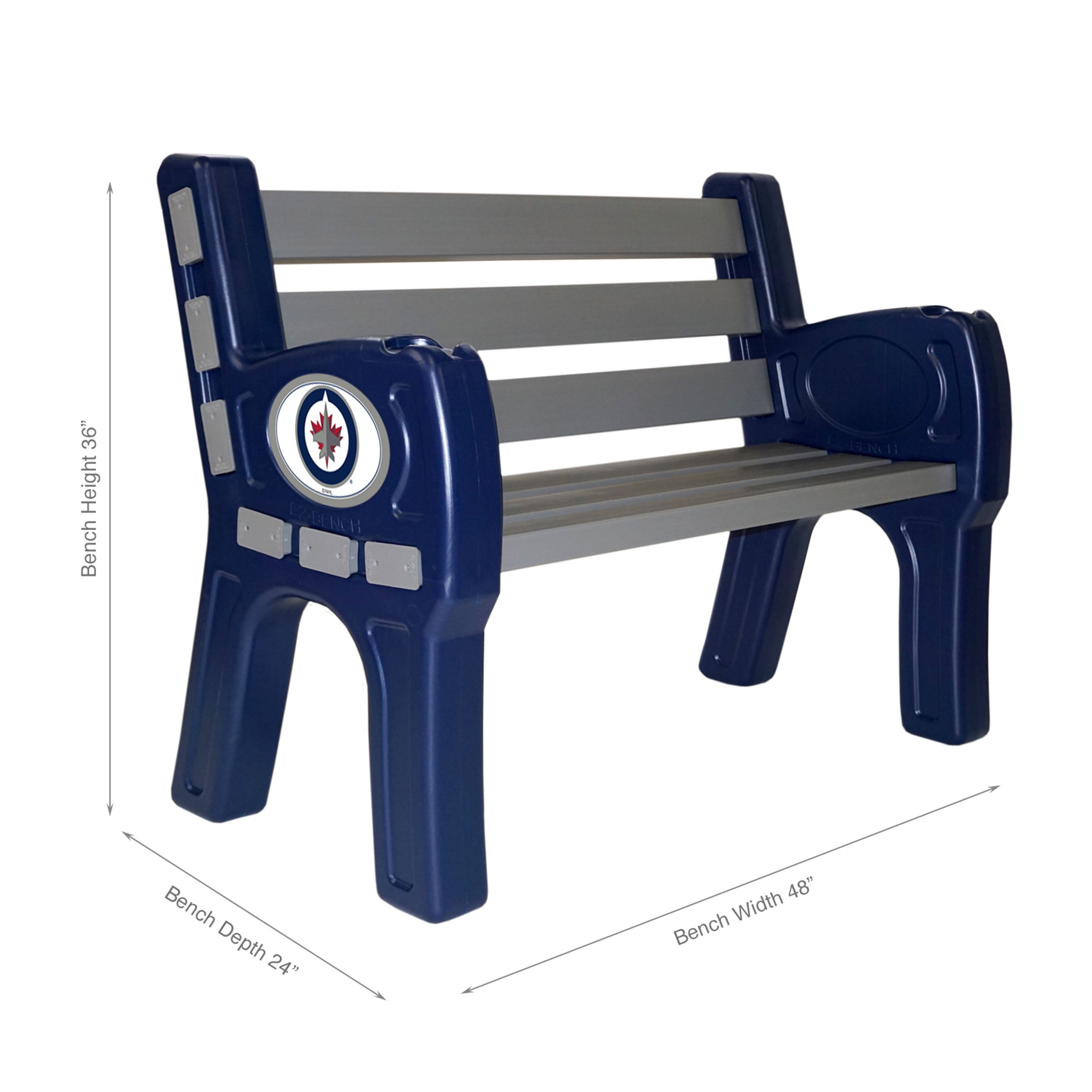 Winnipeg Jets Outdoor Bench