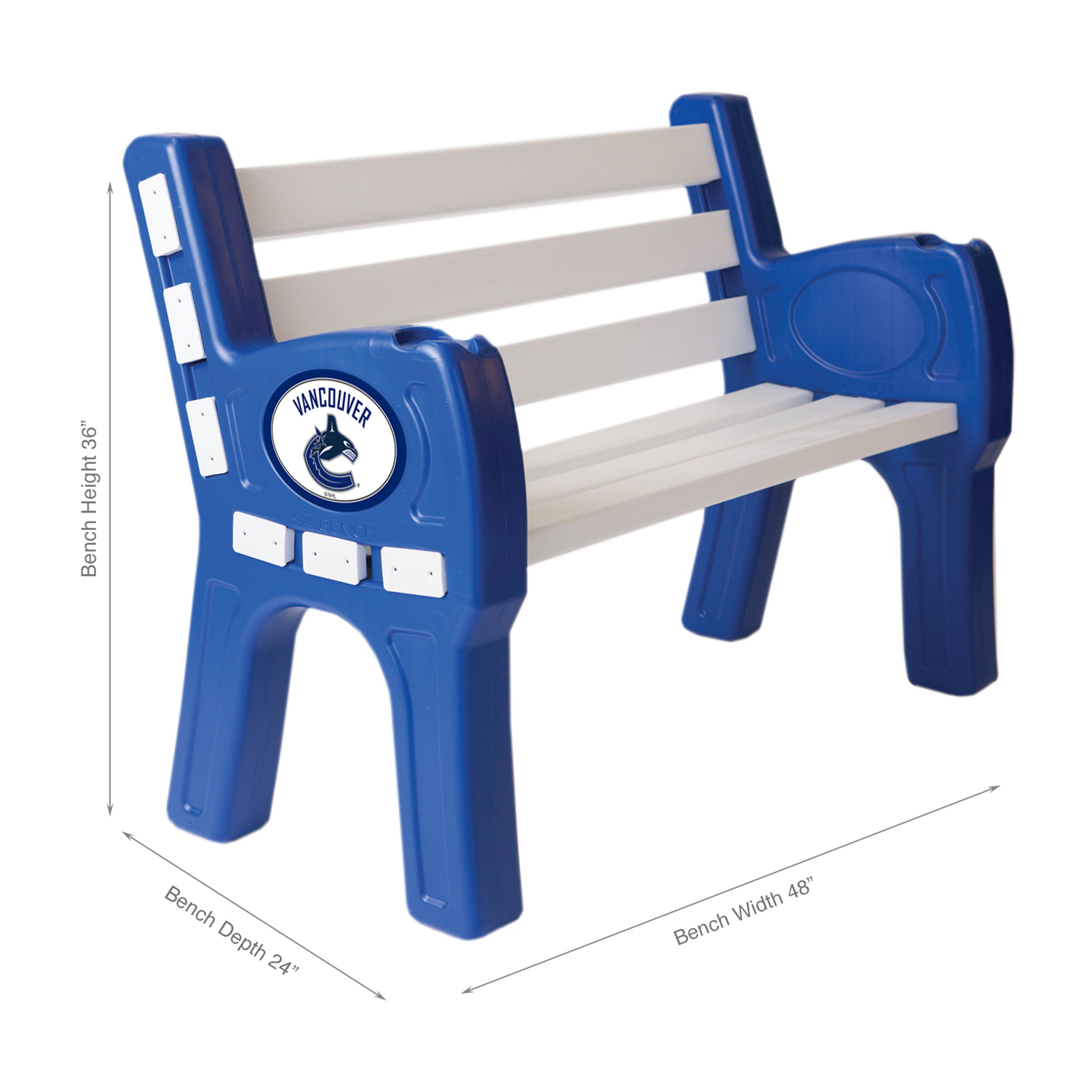 Vancouver Canucks Outdoor Bench