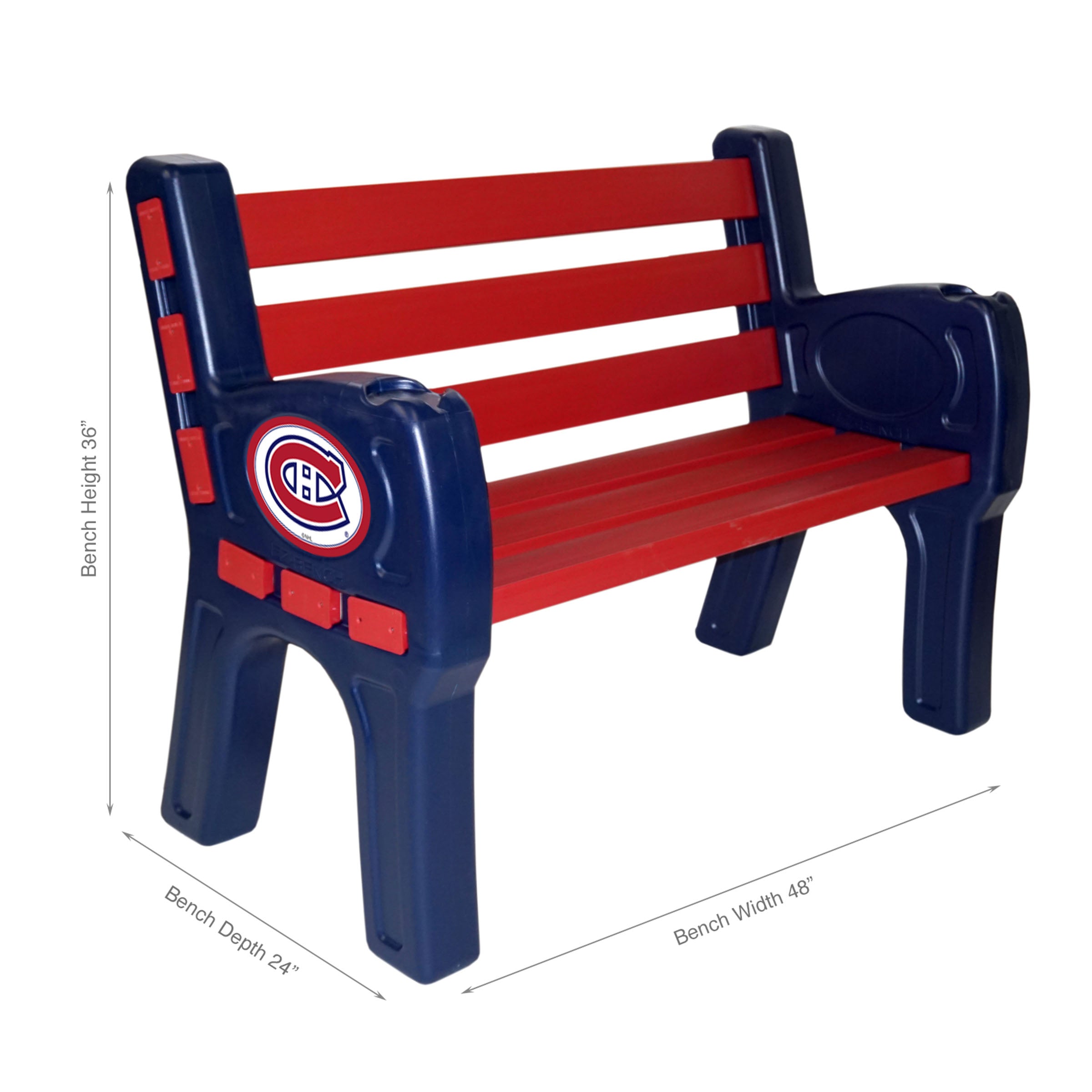 Montreal Canadiens Outdoor Bench