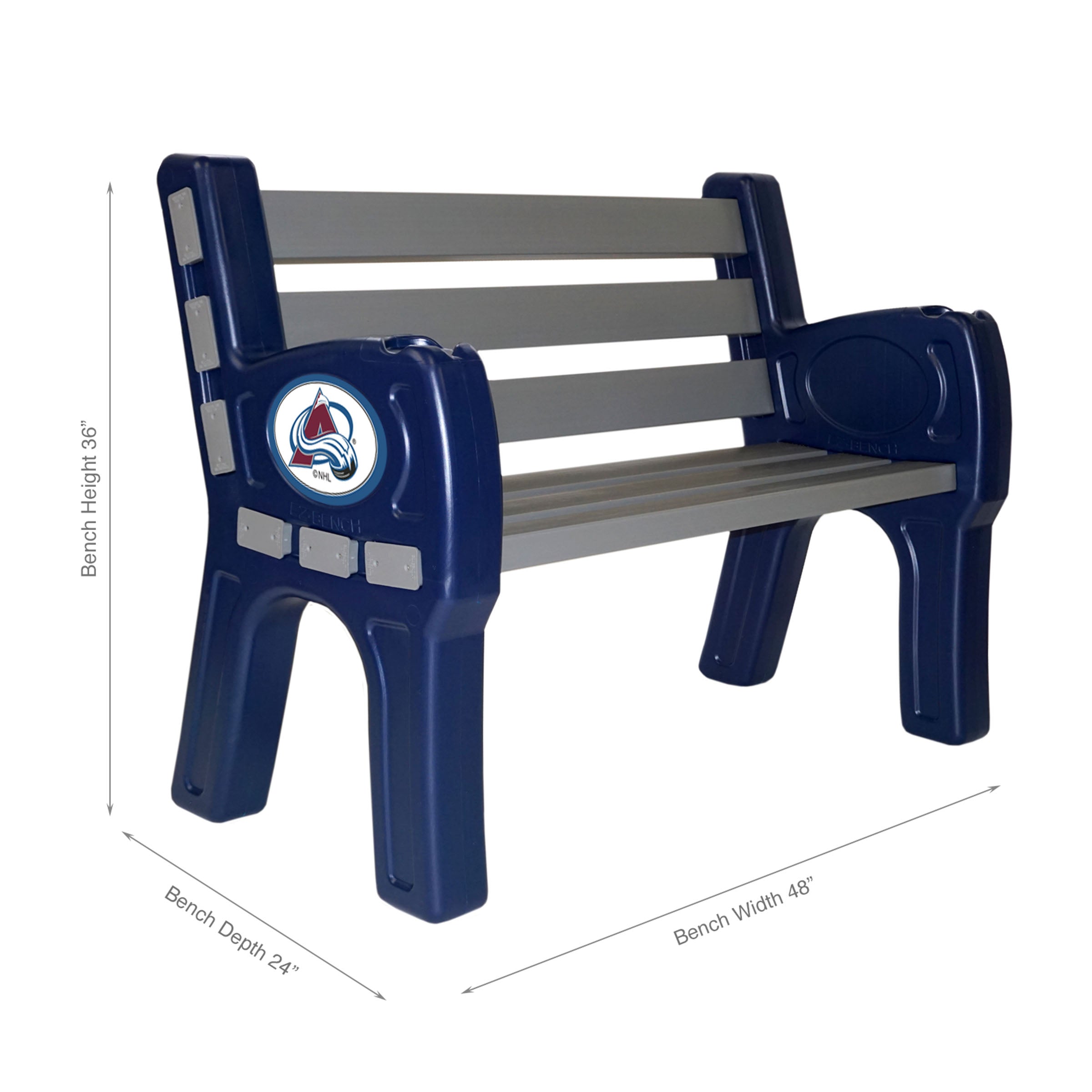 Colorado Avalanche Outdoor Bench