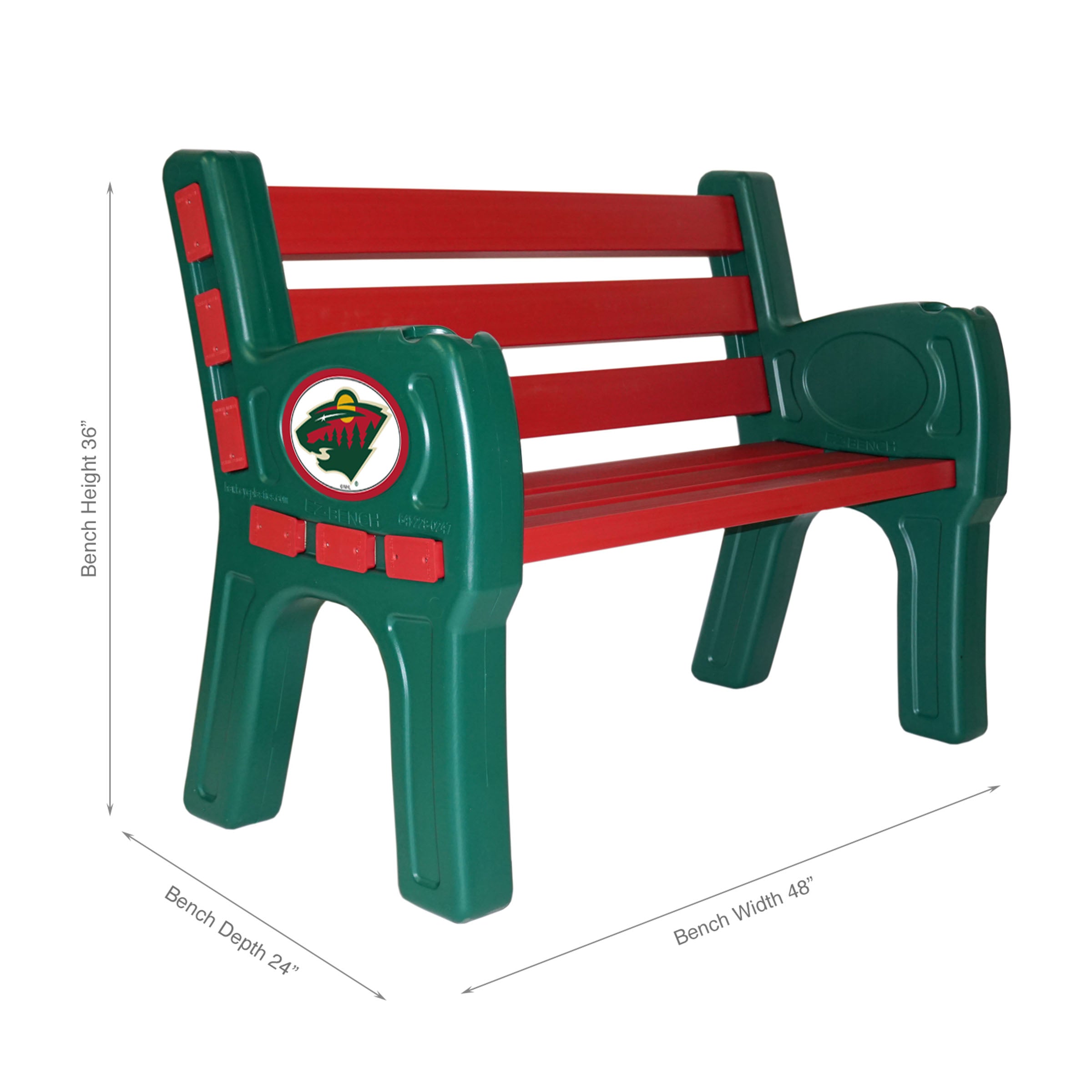 Minnesota Wild Outdoor Bench