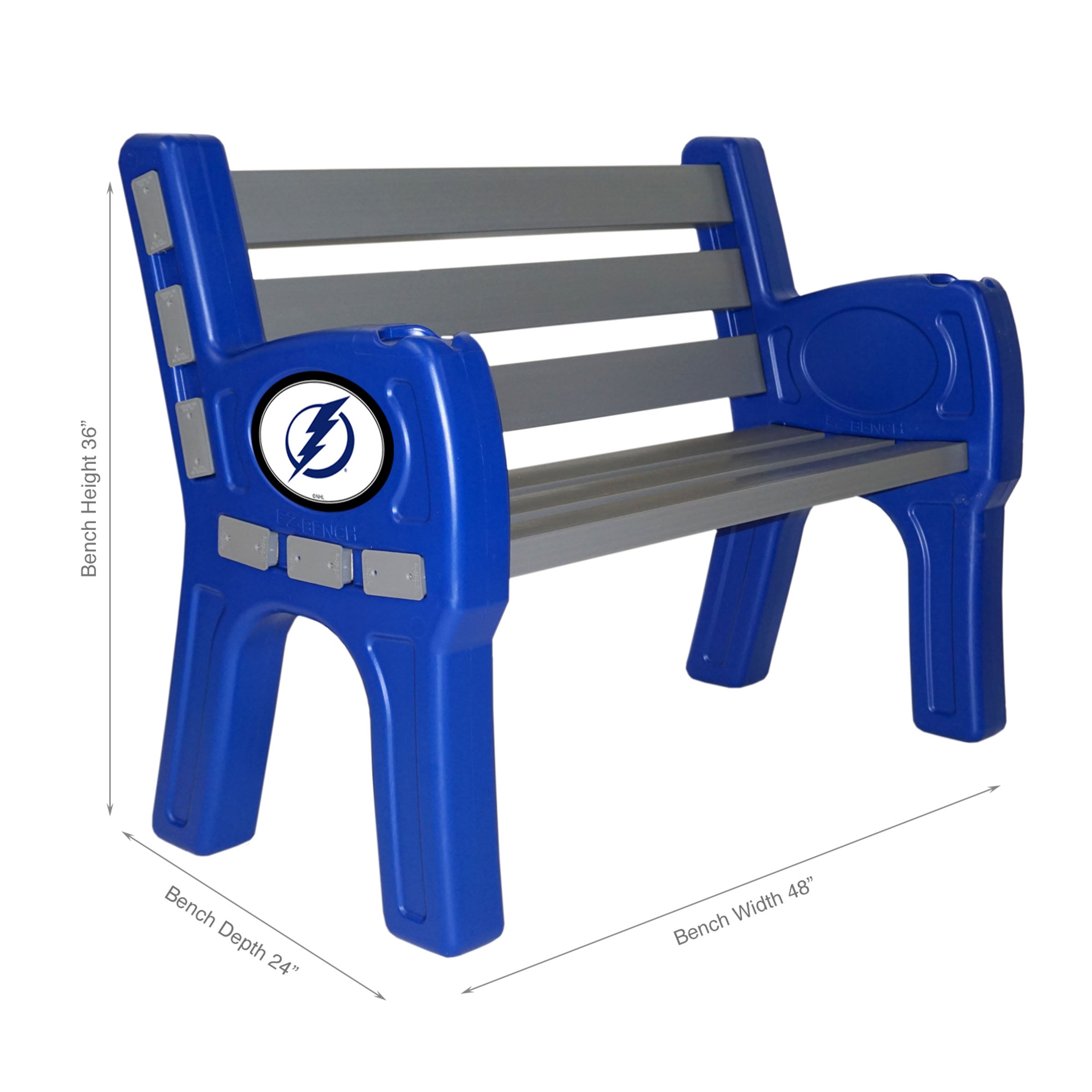 Tampa Bay Lightning Outdoor Bench