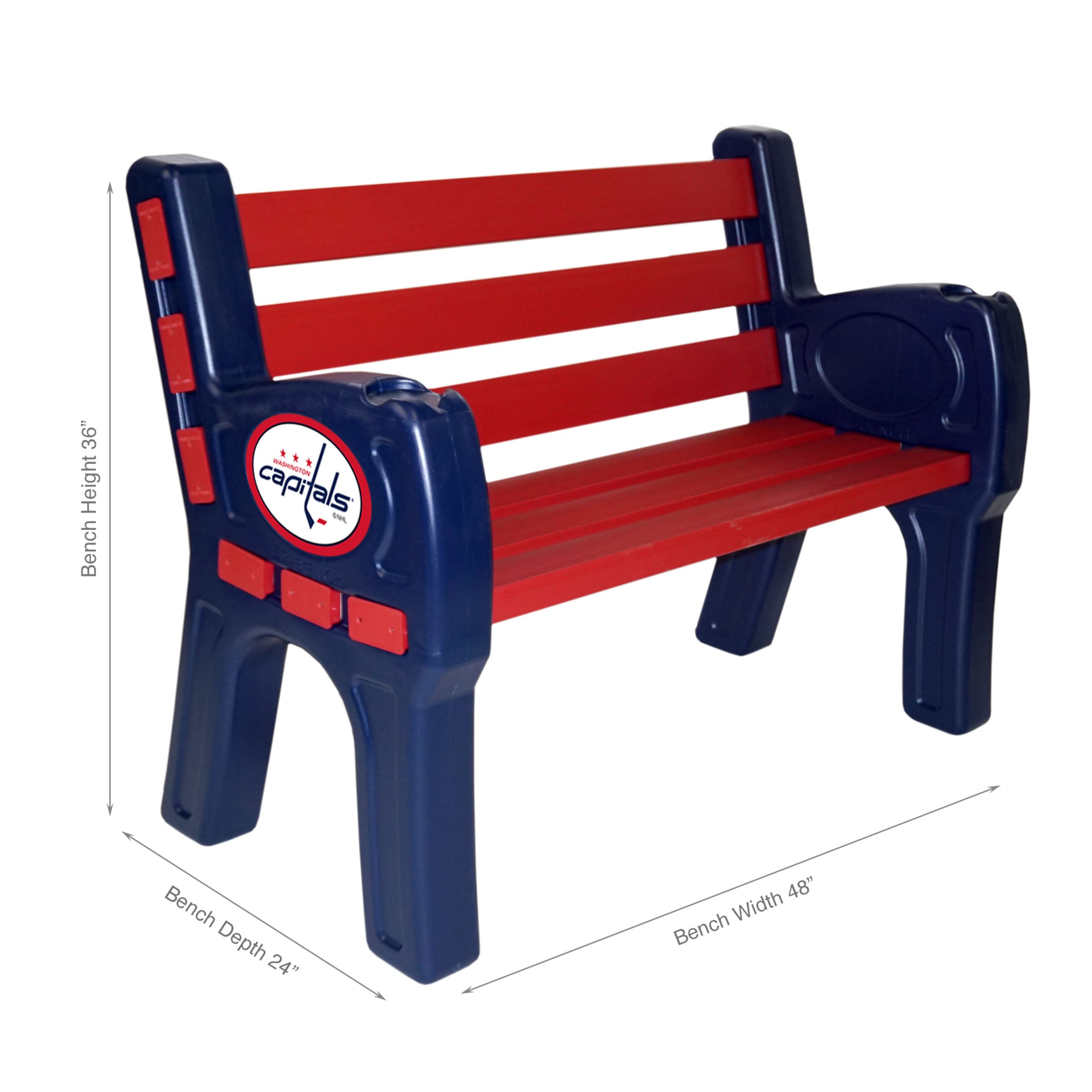 Washington Capitals Outdoor Bench