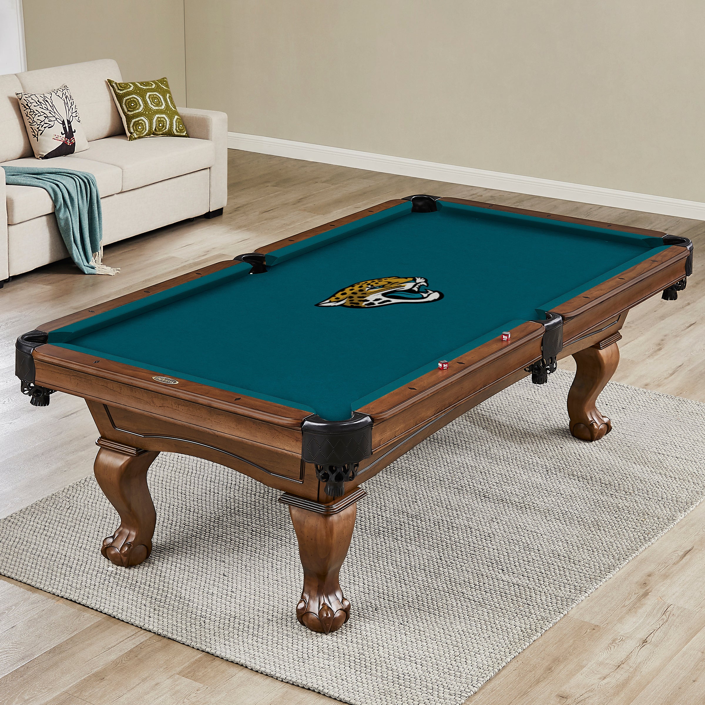 Jacksonville Jaguars 8' Billiard Cloth