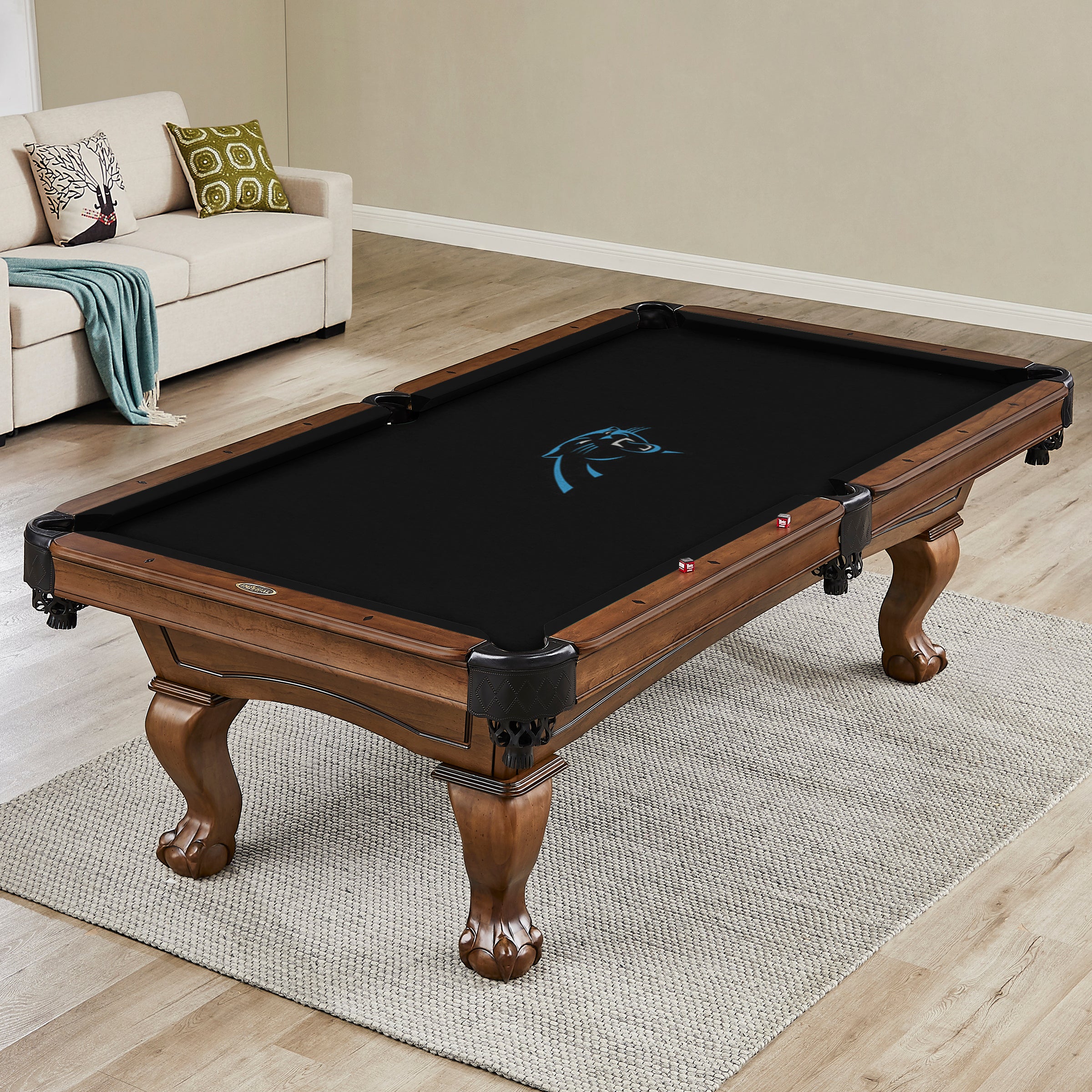 Carolina Panthers 8' Billiard Cloth