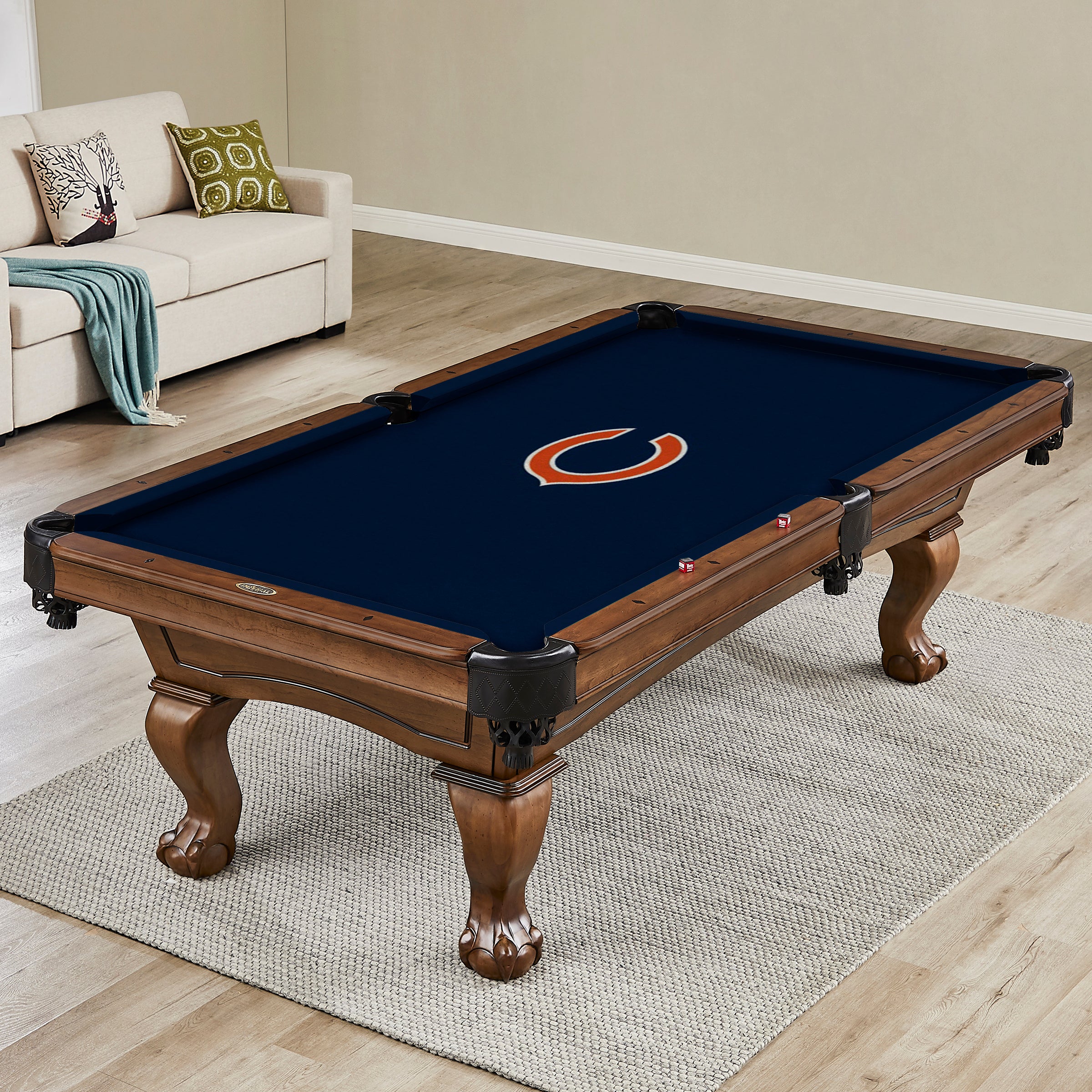 Chicago Bears 8' Billiard Cloth