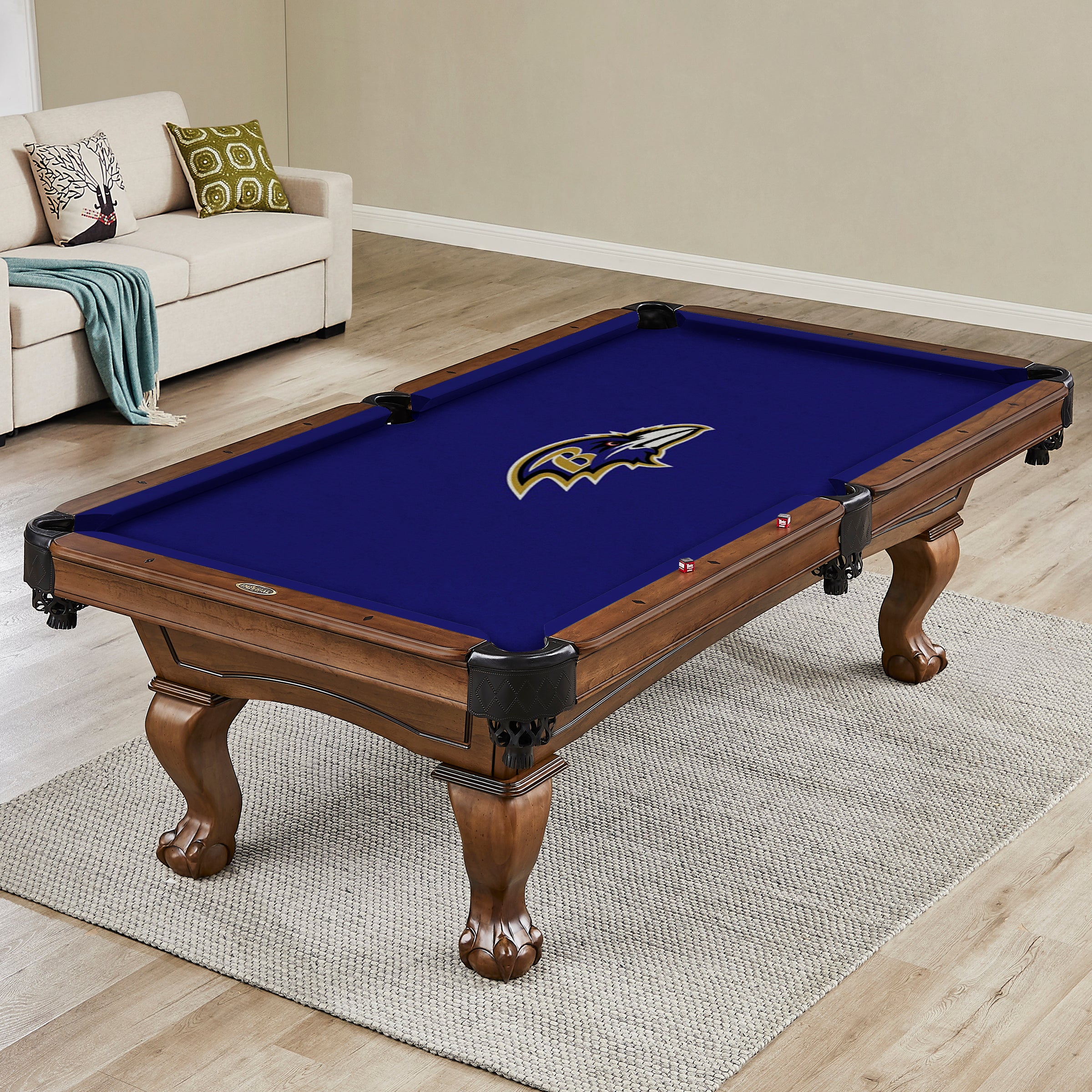 Baltimore Ravens 8' Billiard Cloth