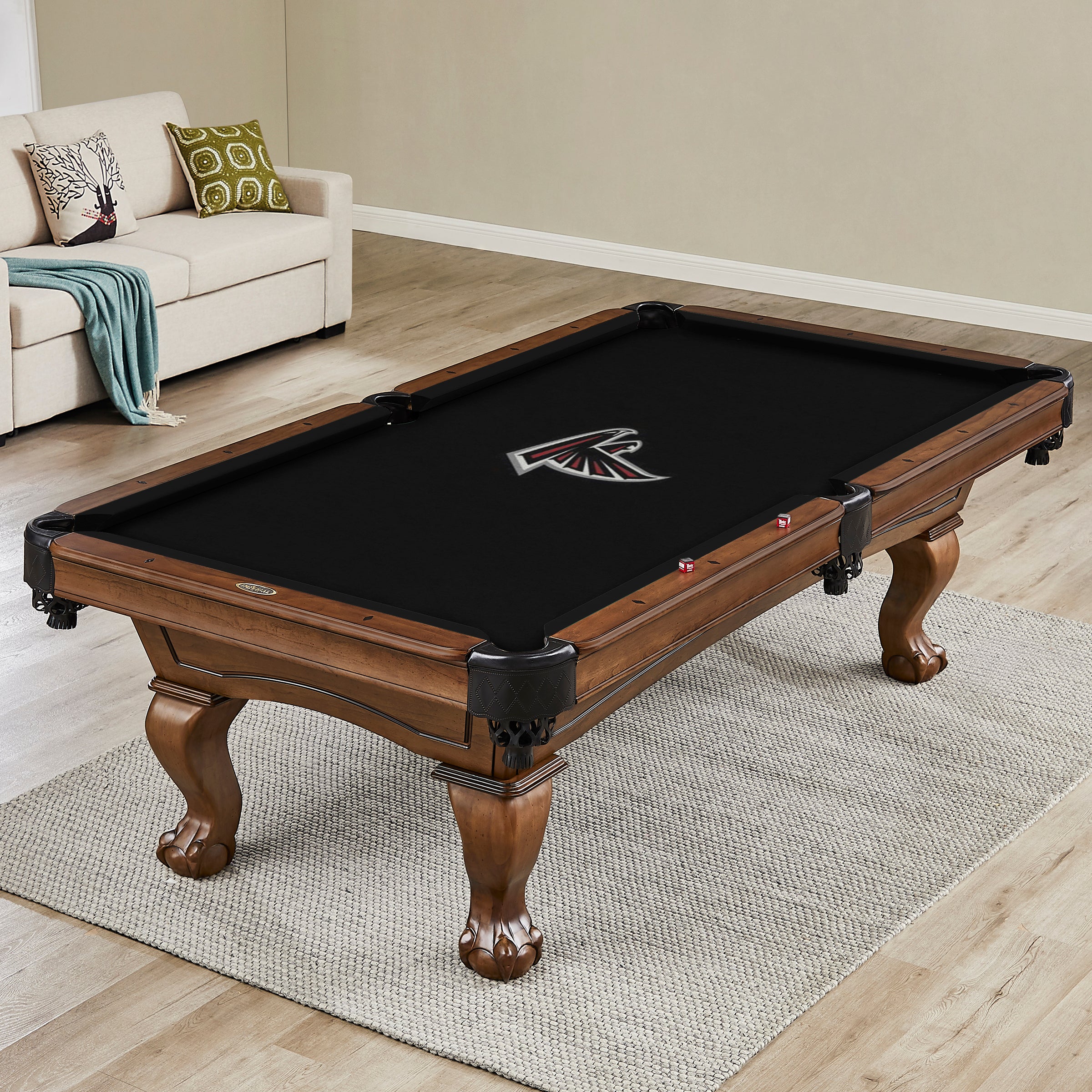 Atlanta Falcons 8' Billiard Cloth