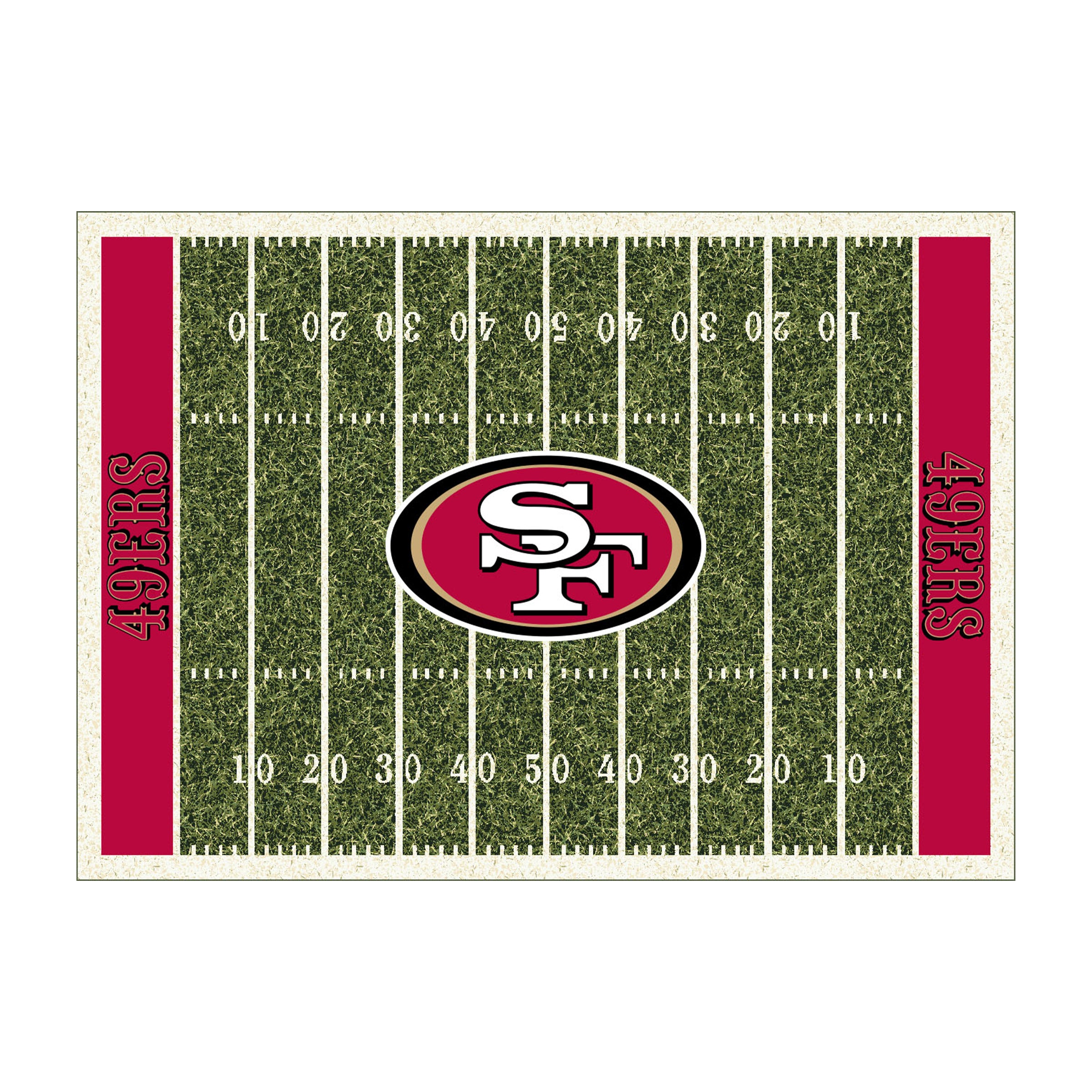 San Francisco 49ers 4x6 Homefield Rug