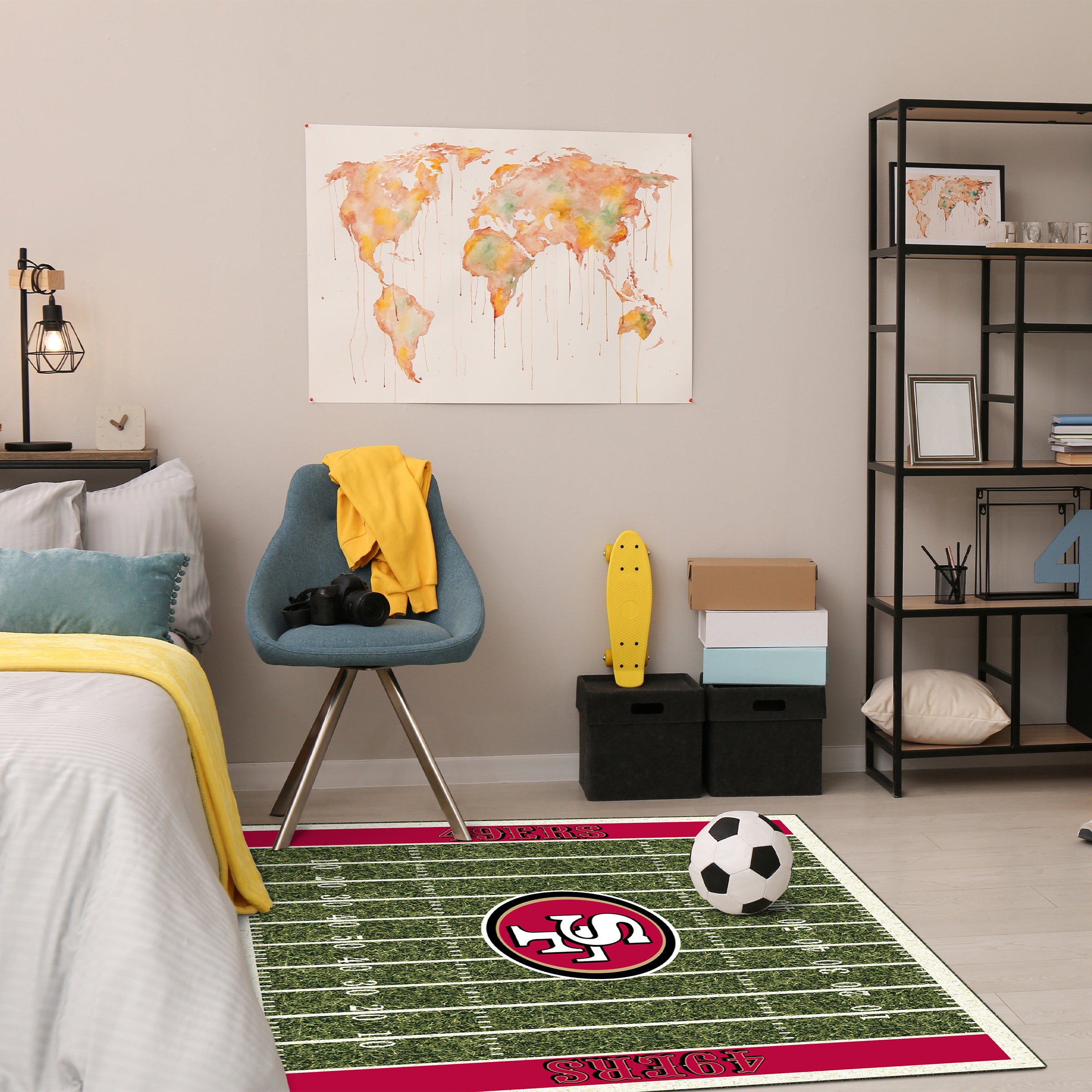 San Francisco 49ers 4x6 Homefield Rug