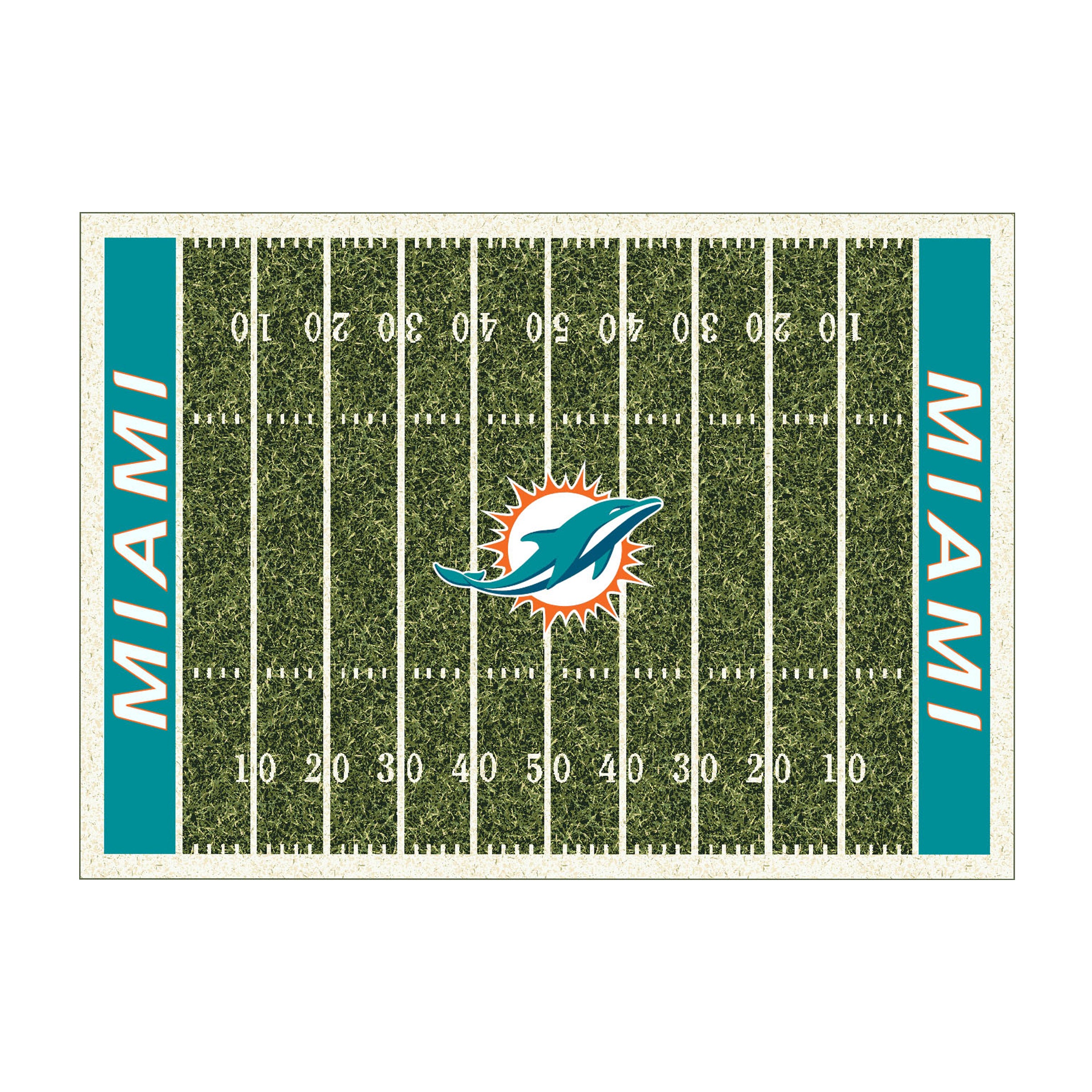 Miami Dolphins 4x6 Homefield Rug